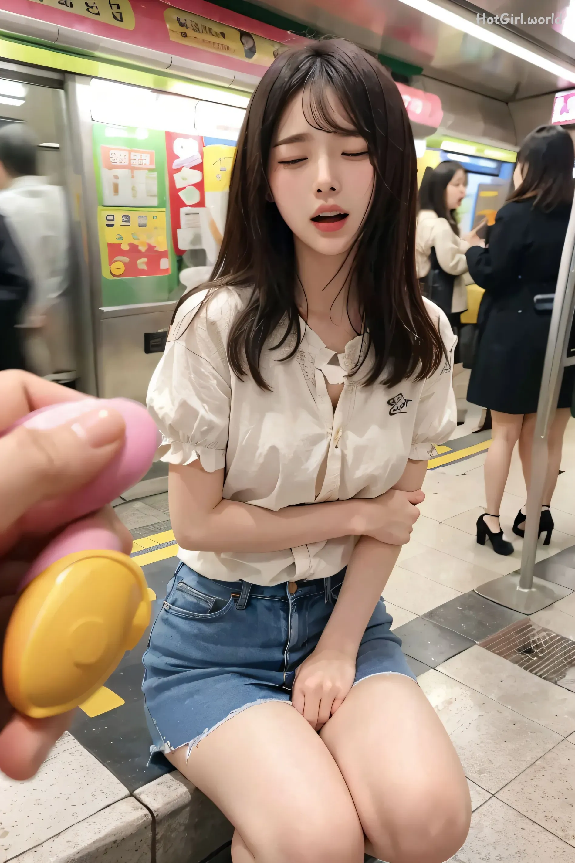 AI-Generated-清纯唯美系列-地铁里的跳蛋 第7张图