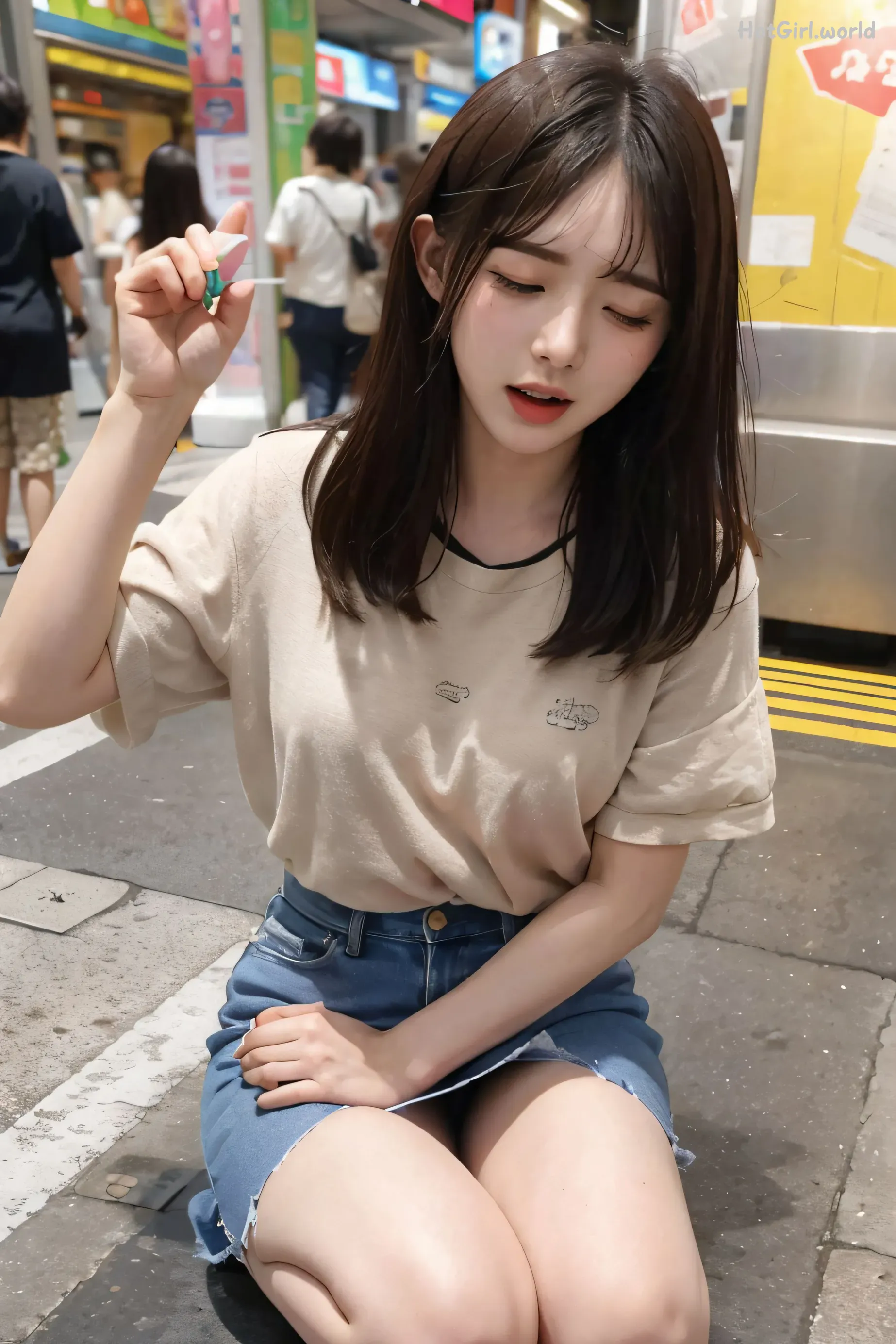 AI-Generated-清纯唯美系列-地铁里的跳蛋 第19张图