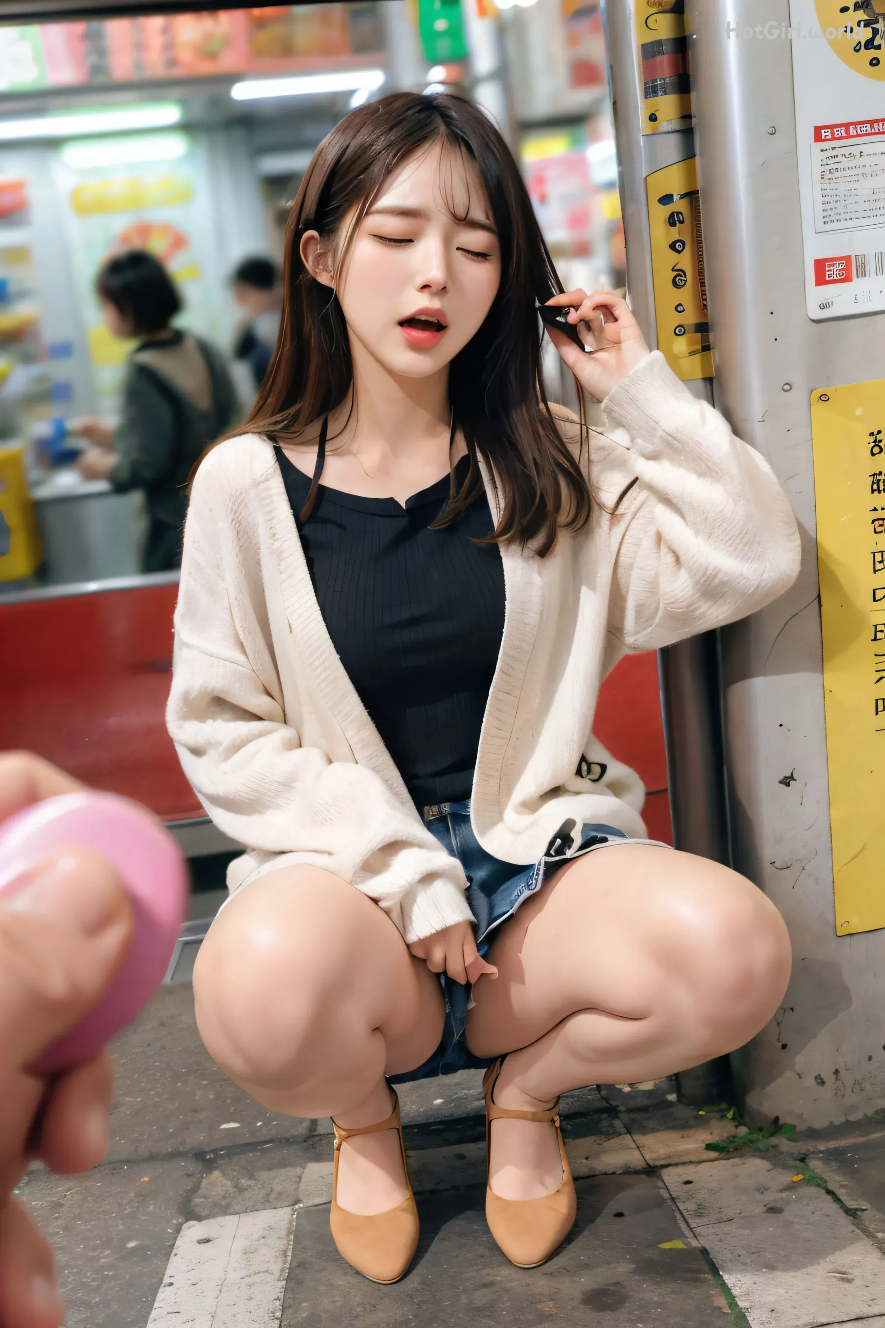 AI-Generated-清纯唯美系列-地铁里的跳蛋 第20张图