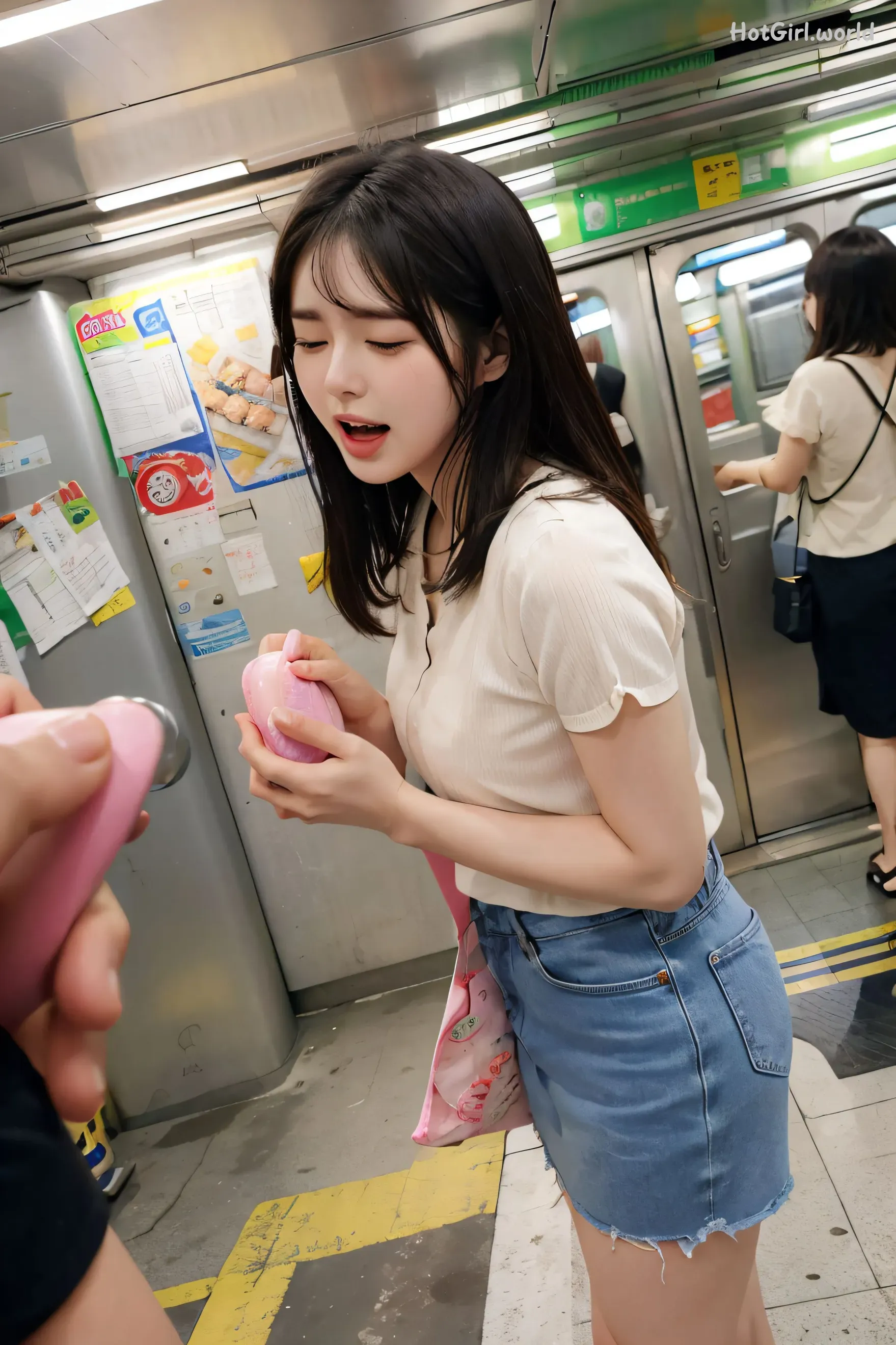 AI-Generated-清纯唯美系列-地铁里的跳蛋 第22张图