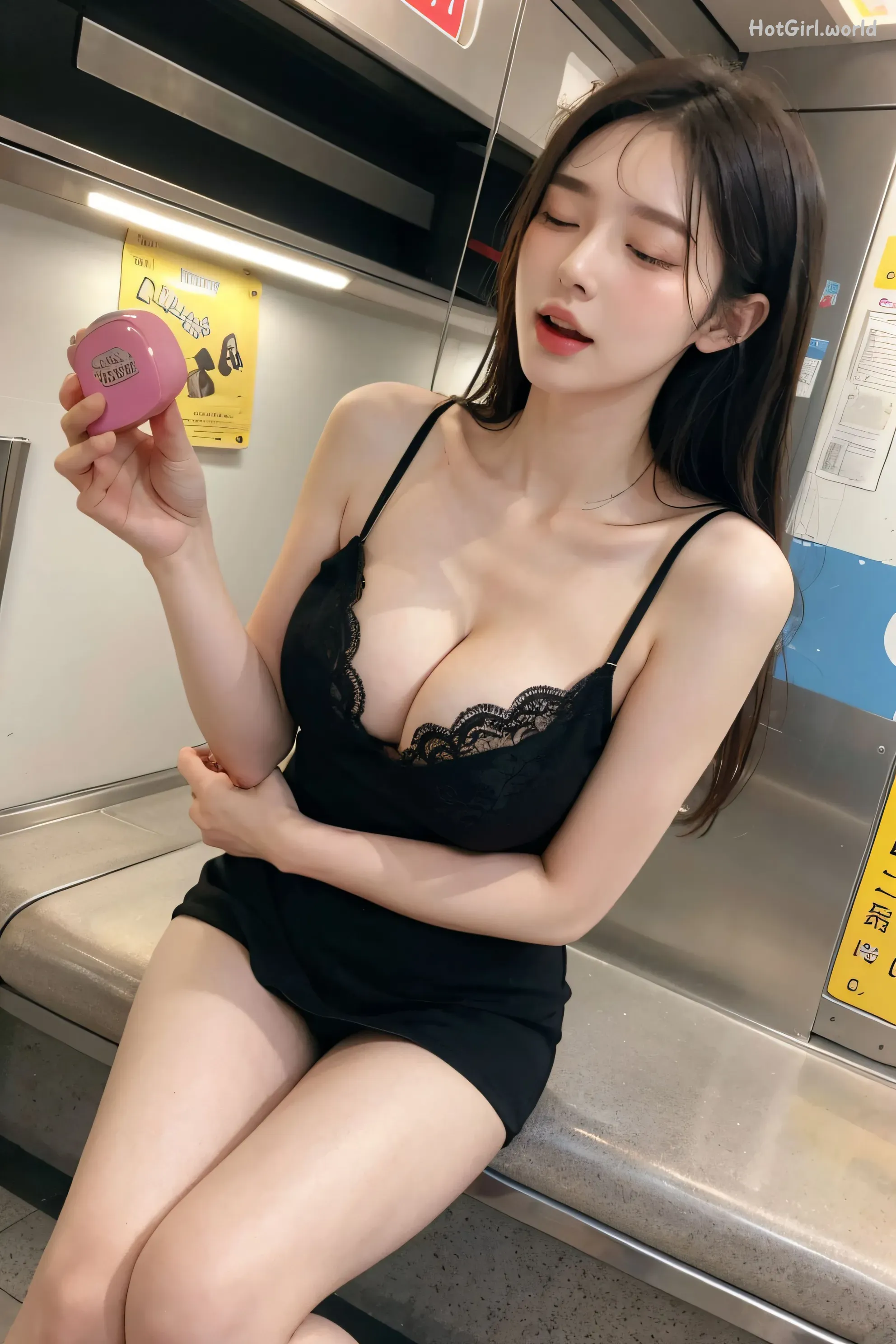 AI-Generated-清纯唯美系列-地铁里的跳蛋 第84张图