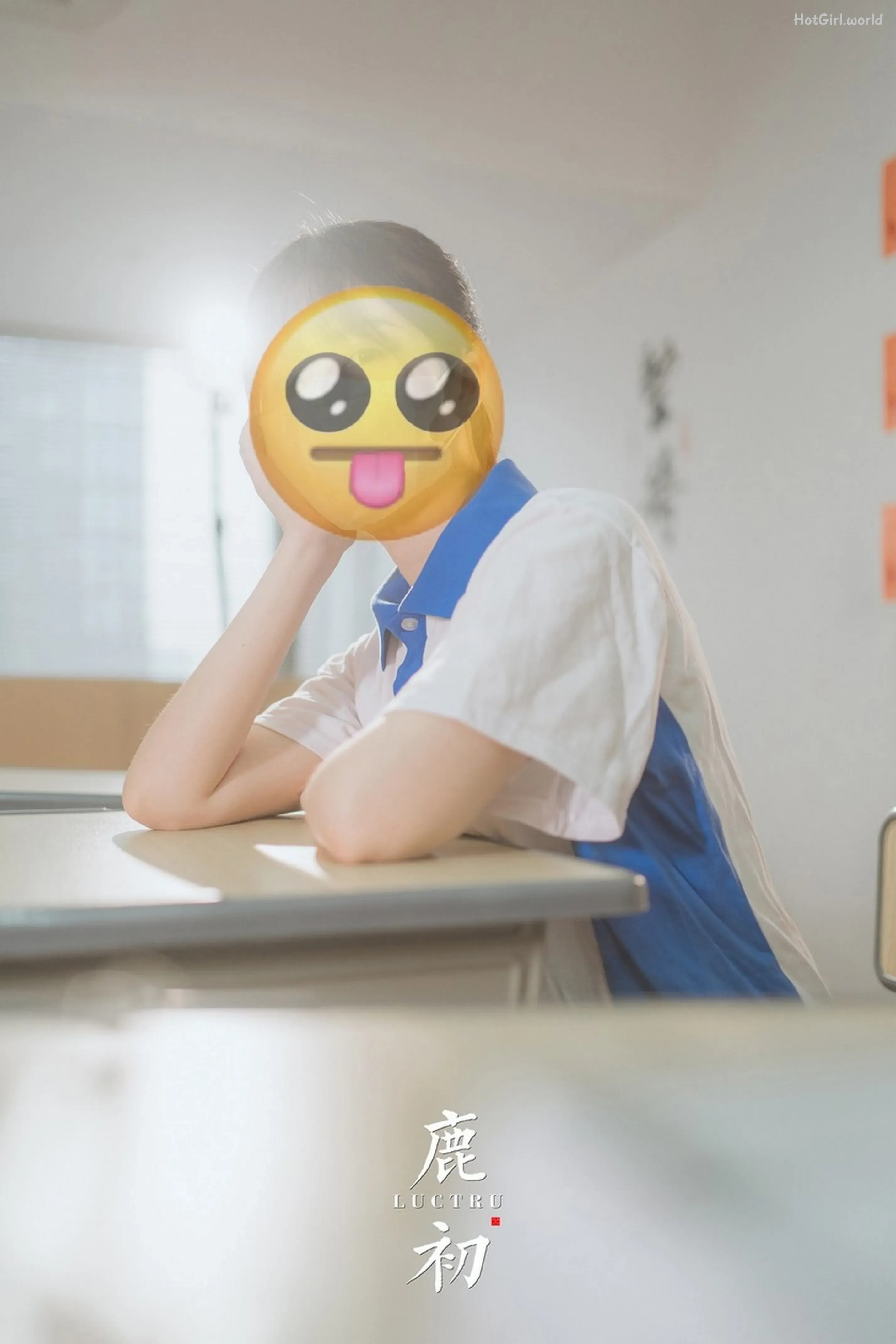 Coser-鹿初-教室(76 photos + 35 uncensored photos) 第35张图