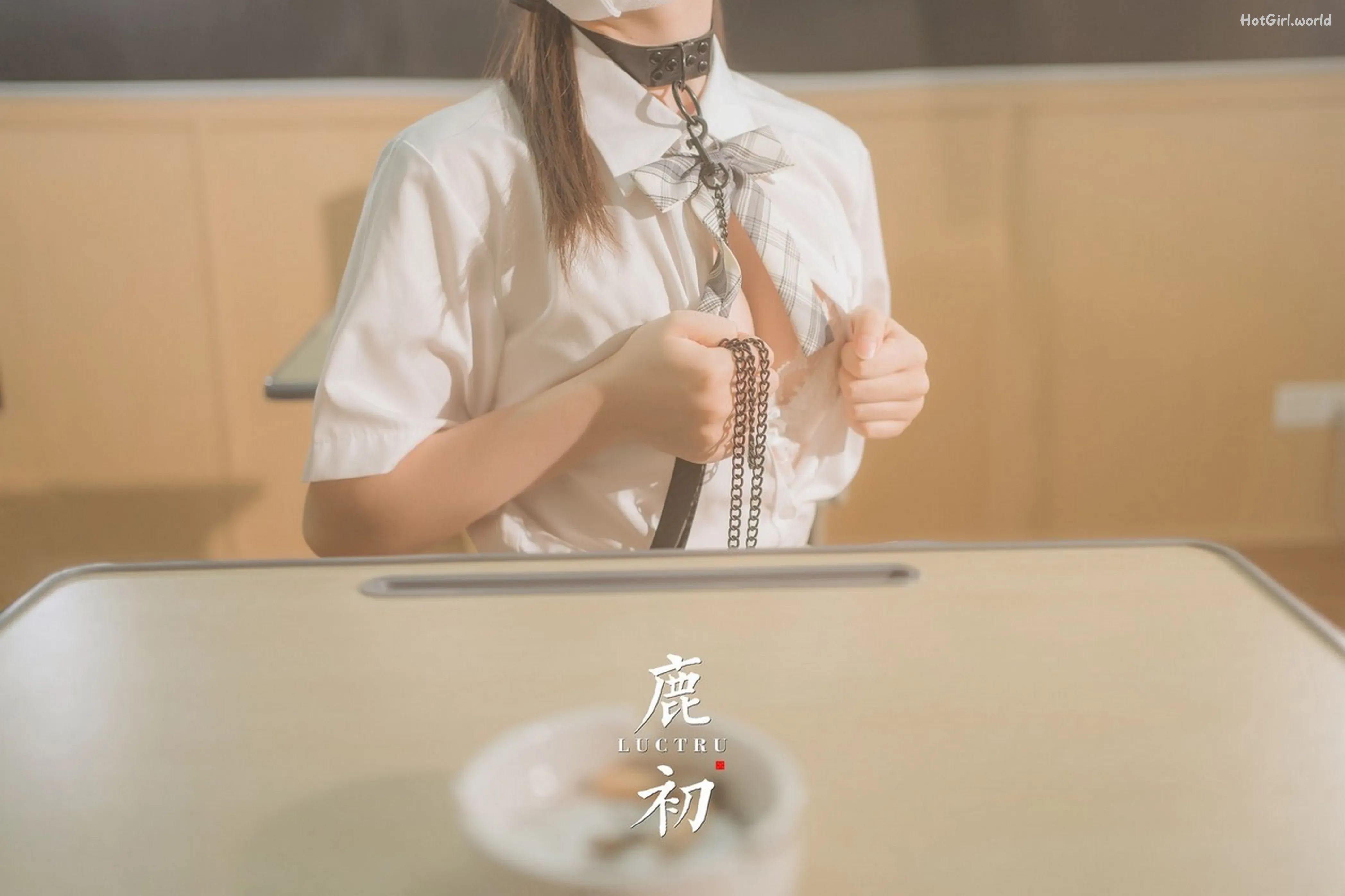 Coser-鹿初-教室(76 photos + 35 uncensored photos) 第69张图