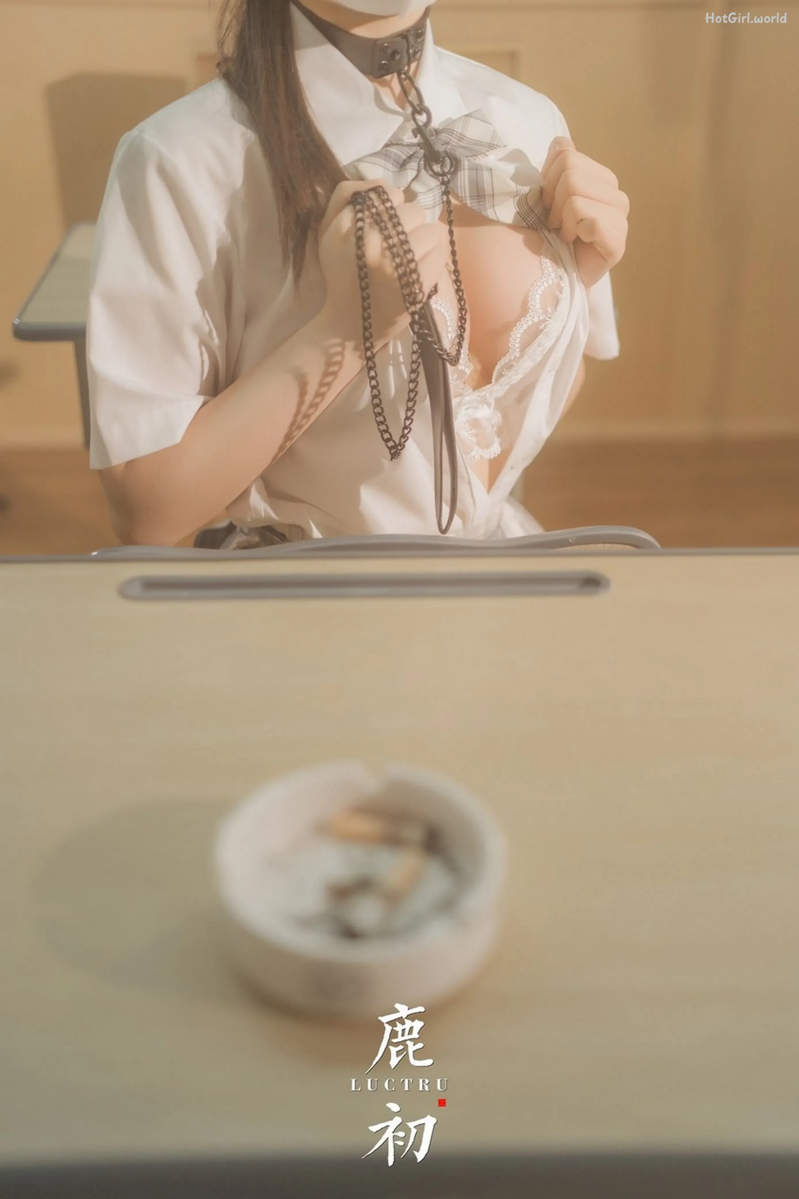 Coser-鹿初-教室(76 photos + 35 uncensored photos) 第70张图
