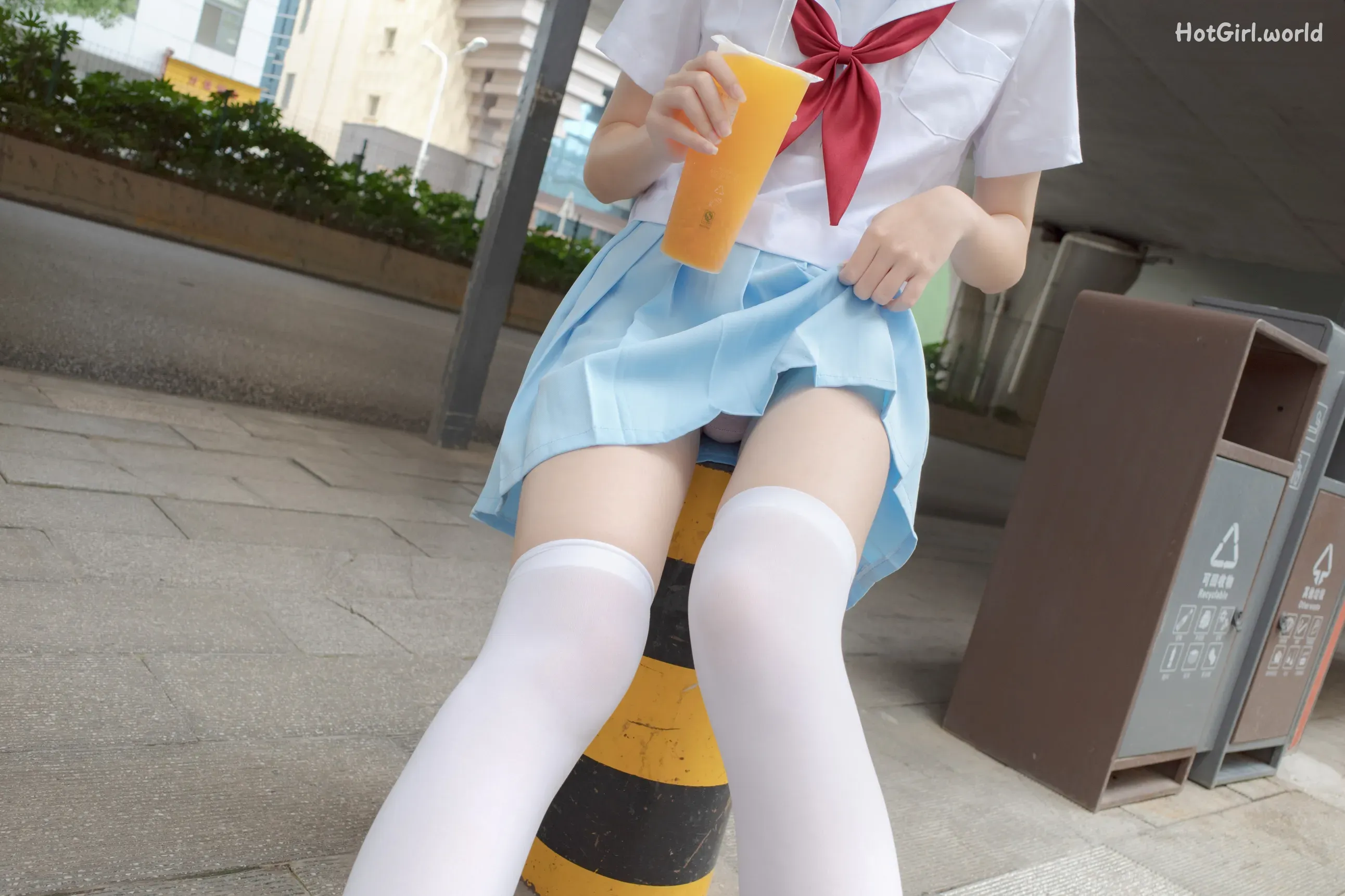 森萝财团写真-小满-内定版-JK明日香校园(20 photos + 107 uncensored photos) 第9张图