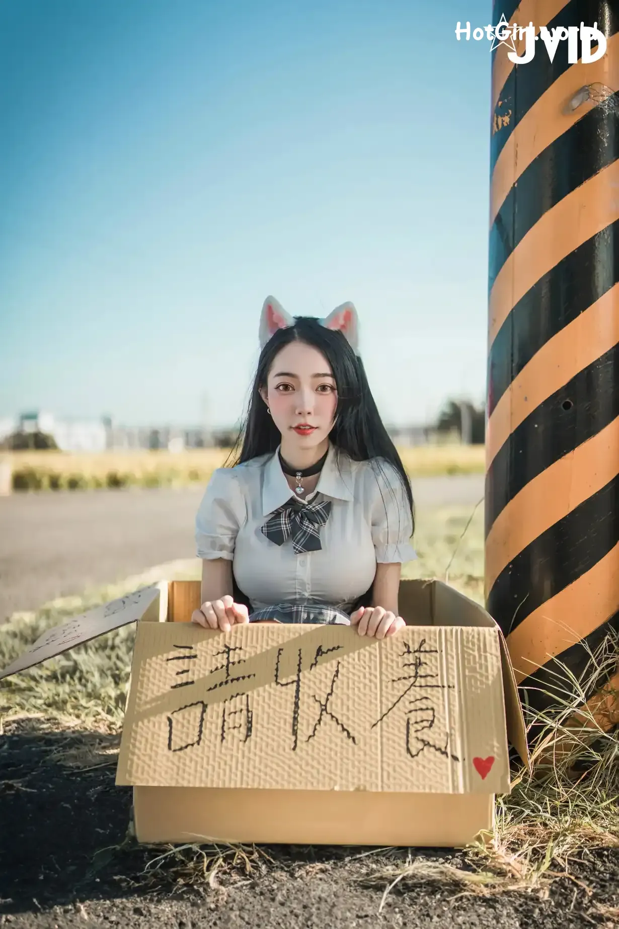 JVID-飄飄哥-貓咪收養手冊-巨乳人形貓-女神飄飄-黑貓白貓能讓主人舒服的都是好貓-路邊遇見一隻超可愛待認養的美少女貓咪-當然要帶回家 第142张图
