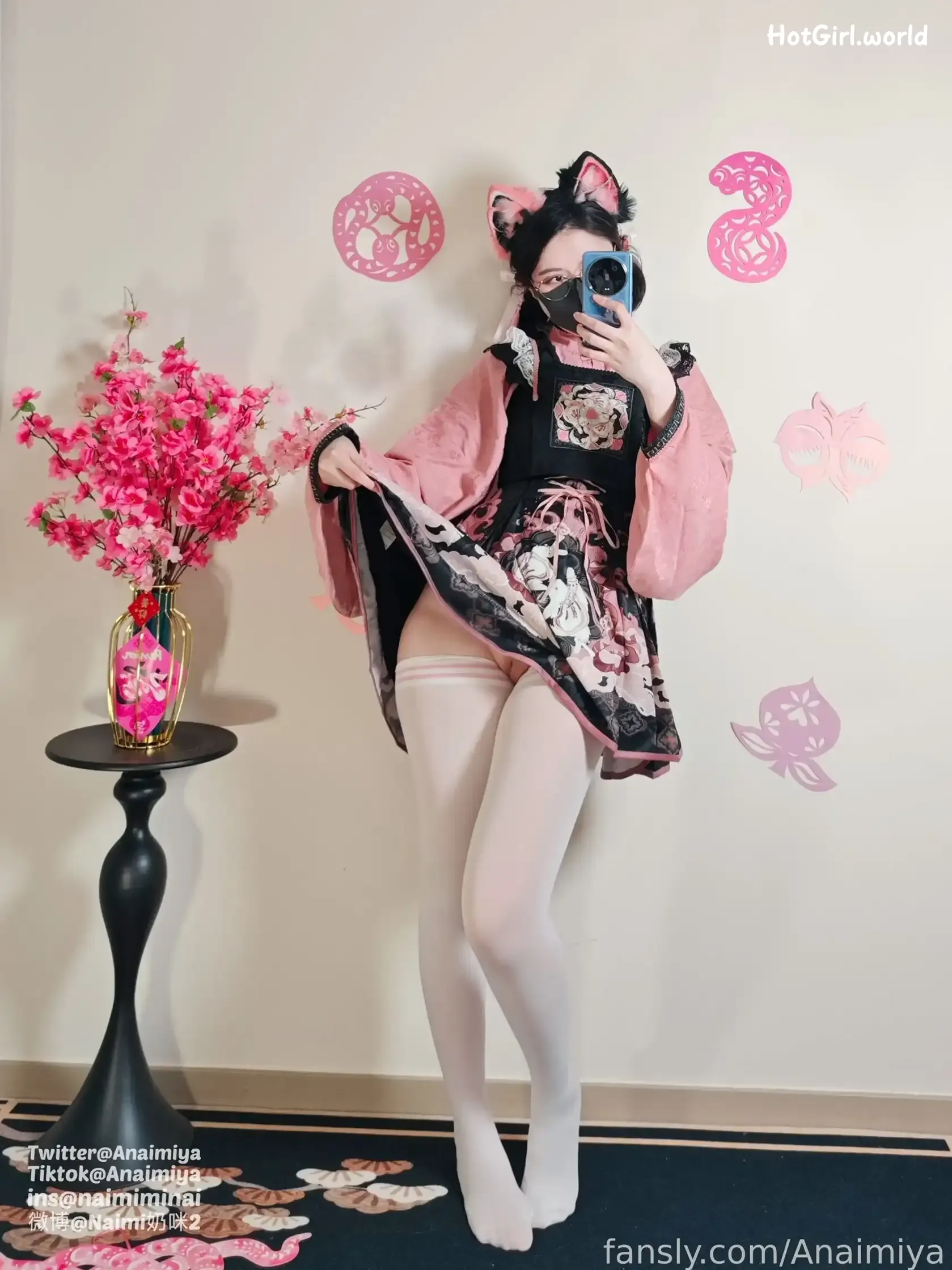 Coser-Anaimiya-奶咪-OnlyFan-2025年2月新作-春在枝头桃花已盛 第9张图