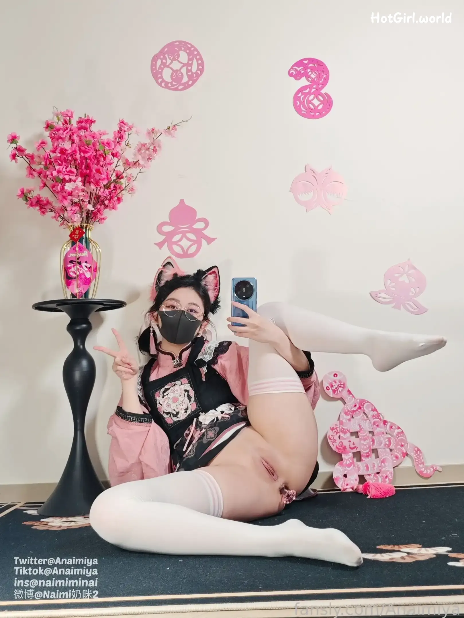 Coser-Anaimiya-奶咪-OnlyFan-2025年2月新作-春在枝头桃花已盛 第15张图