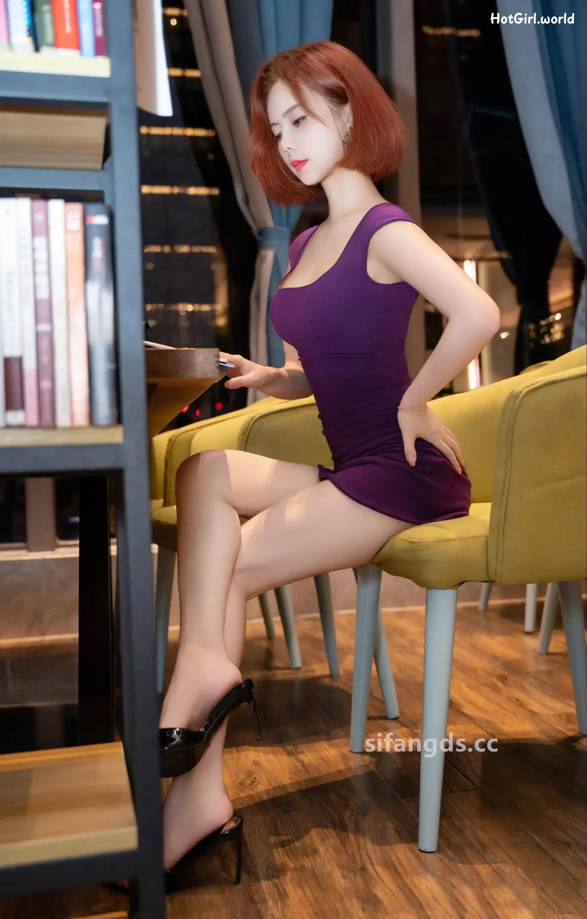 XR Uncensored-白芷yy-R18-秀人网模特-性感紫色内衣+S 第10张图
