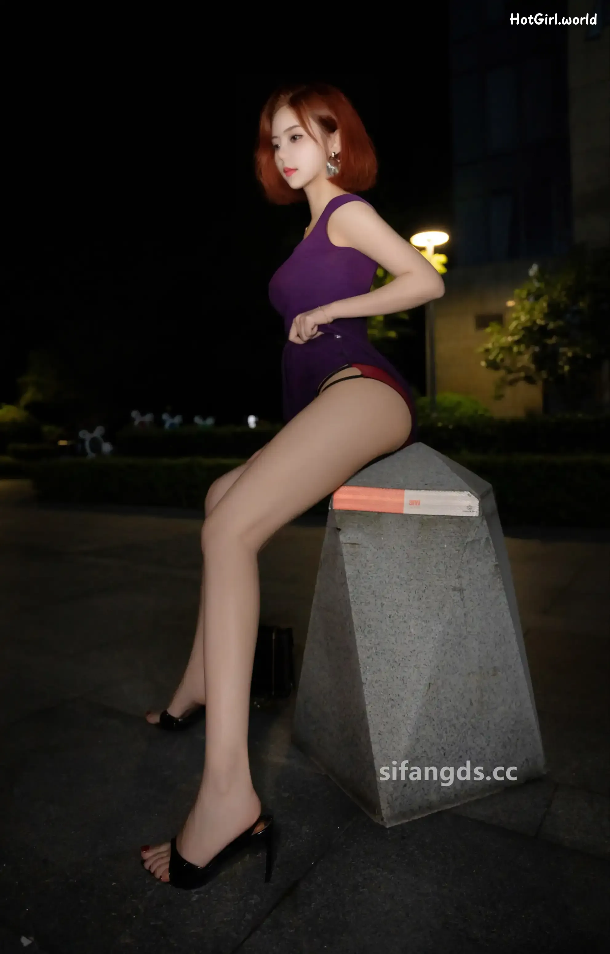 XR Uncensored-白芷yy-R18-秀人网模特-性感紫色内衣+S 第23张图