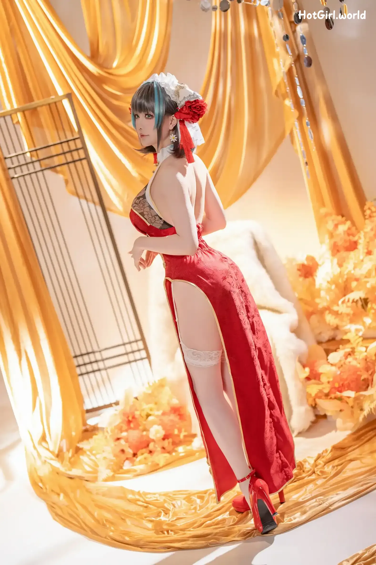 Coser-星之迟迟-Hoshilily-碧蓝航线柴郡 第1张图