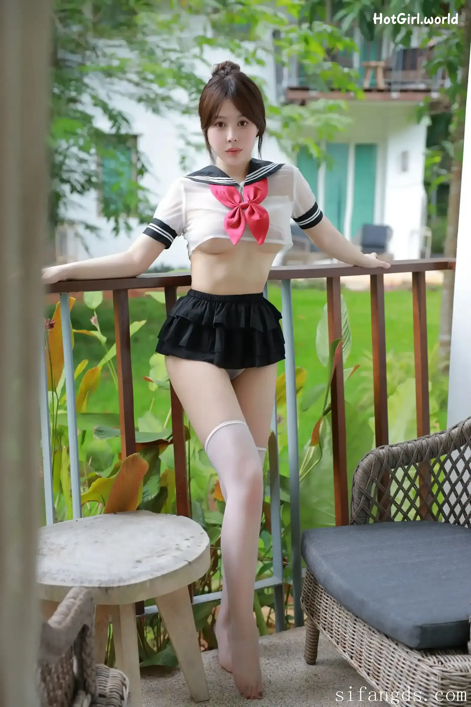 XR Uncensored-Evelyn-艾莉-R18-秀人网模特-透明JK 第67张图