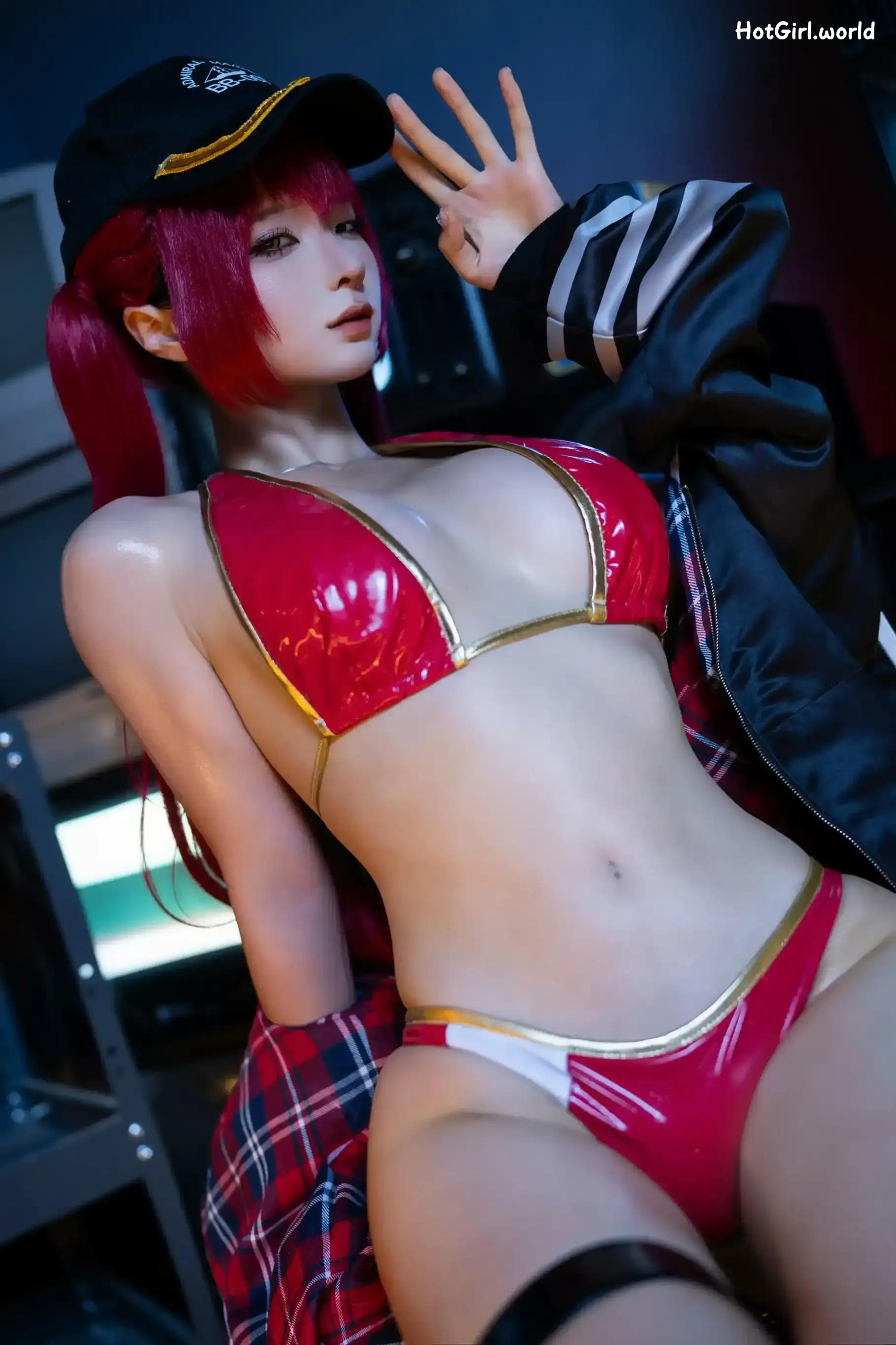 Coser-蠢沫沫-chunmomo-Hololive-宝钟玛琳-船长 第61张图