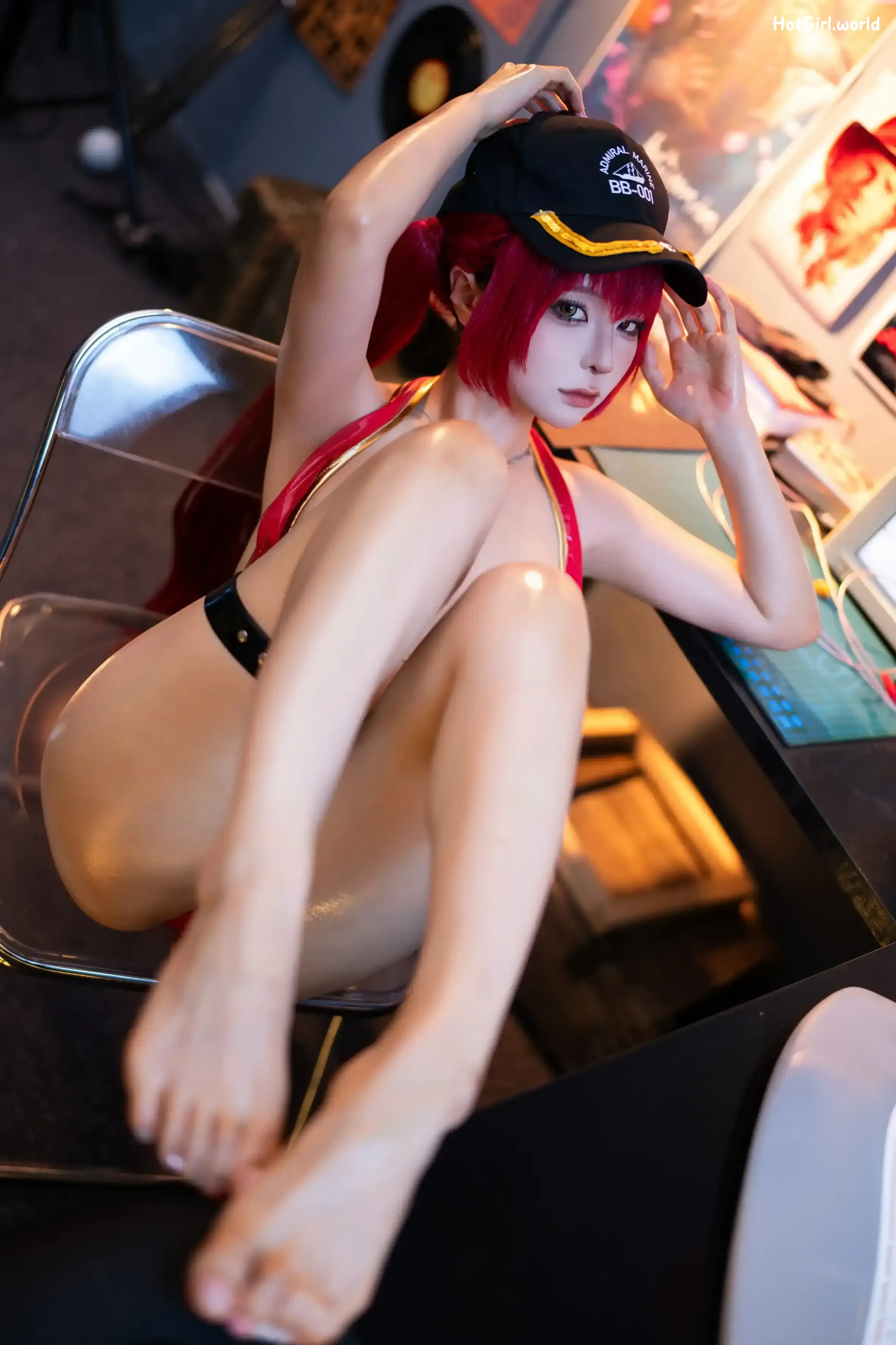 Coser-蠢沫沫-chunmomo-Hololive-宝钟玛琳-船长 第111张图