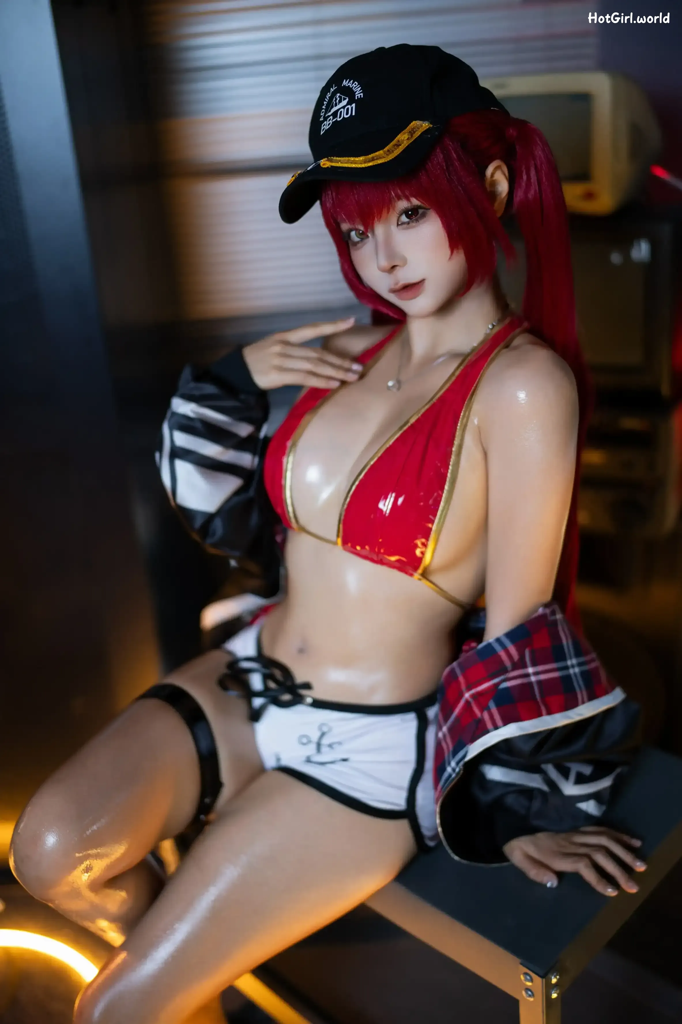 Coser-蠢沫沫-chunmomo-Hololive-宝钟玛琳-船长 第160张图