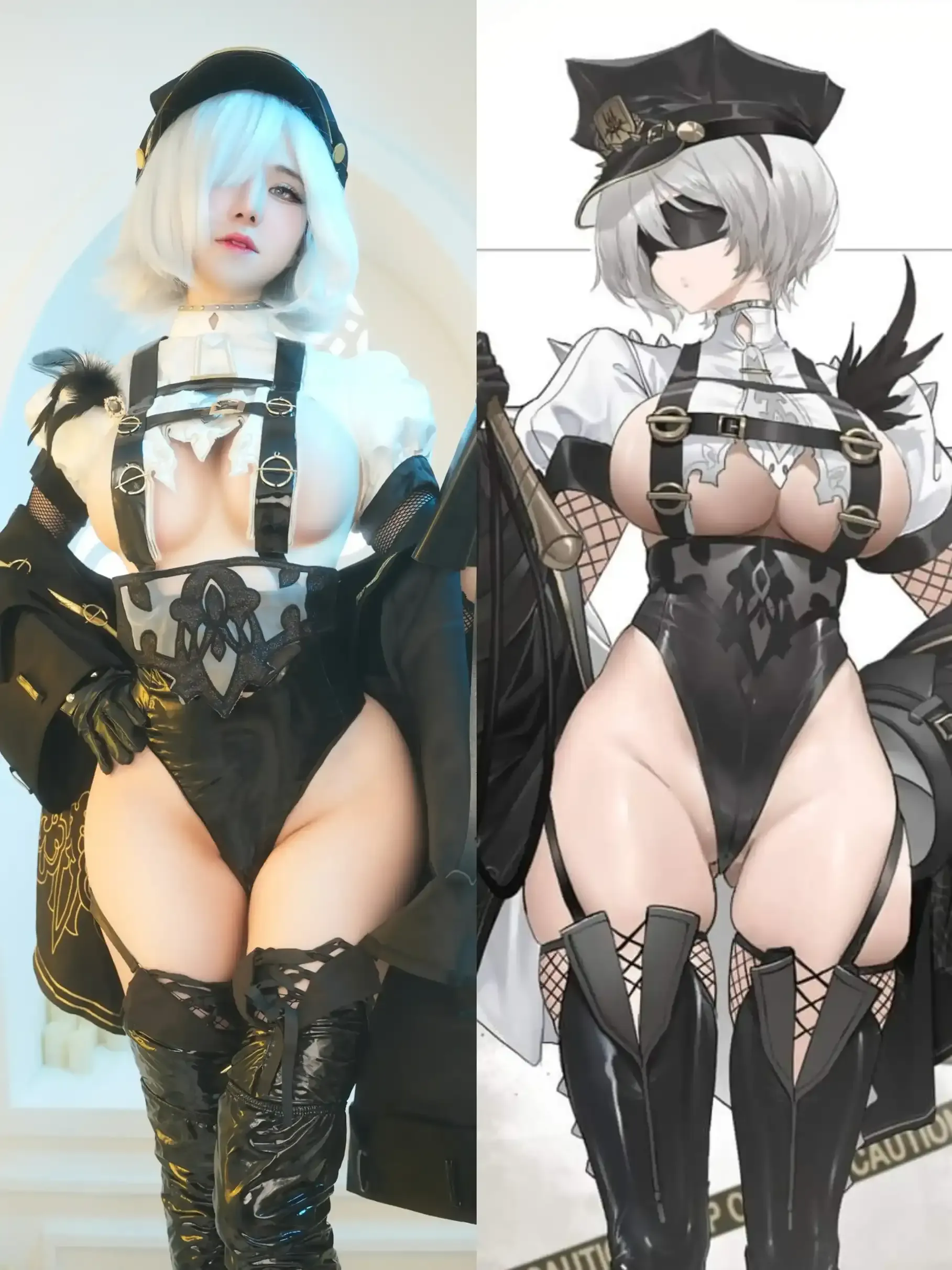 Coser-Sally-多啦雪-Sally-Dorasnow-Officer-2B 第1张图