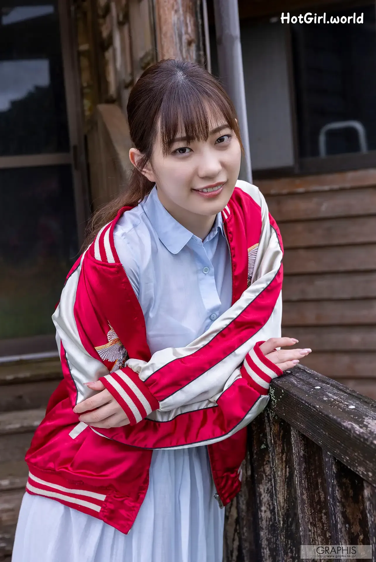 JP-Akari Mitani-美谷朱音-Graphis-Gals-No.560-Vermilion 第3张图