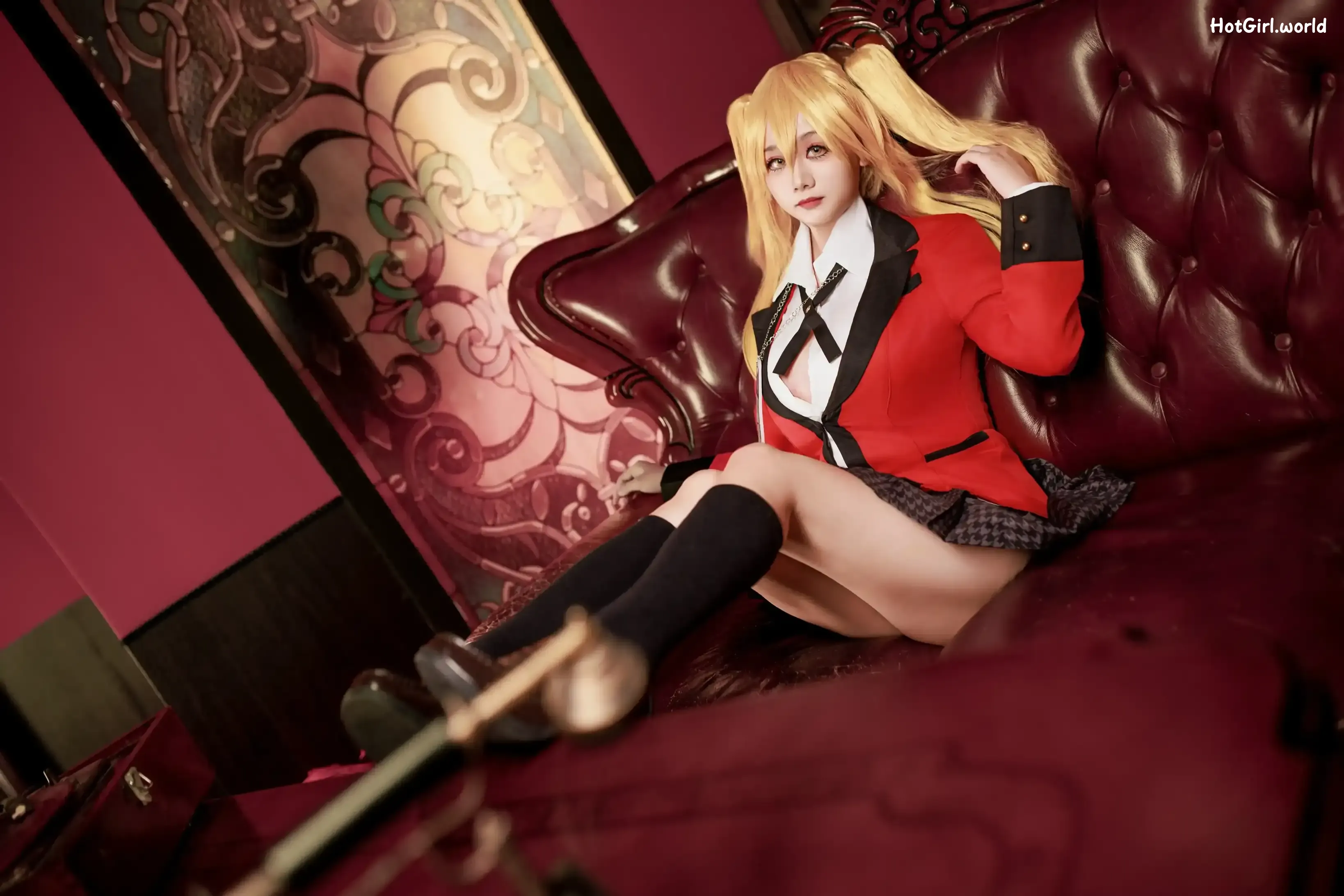Coser-阿雪雪-狂赌之渊-早乙女芽亚里-制服 第7张图