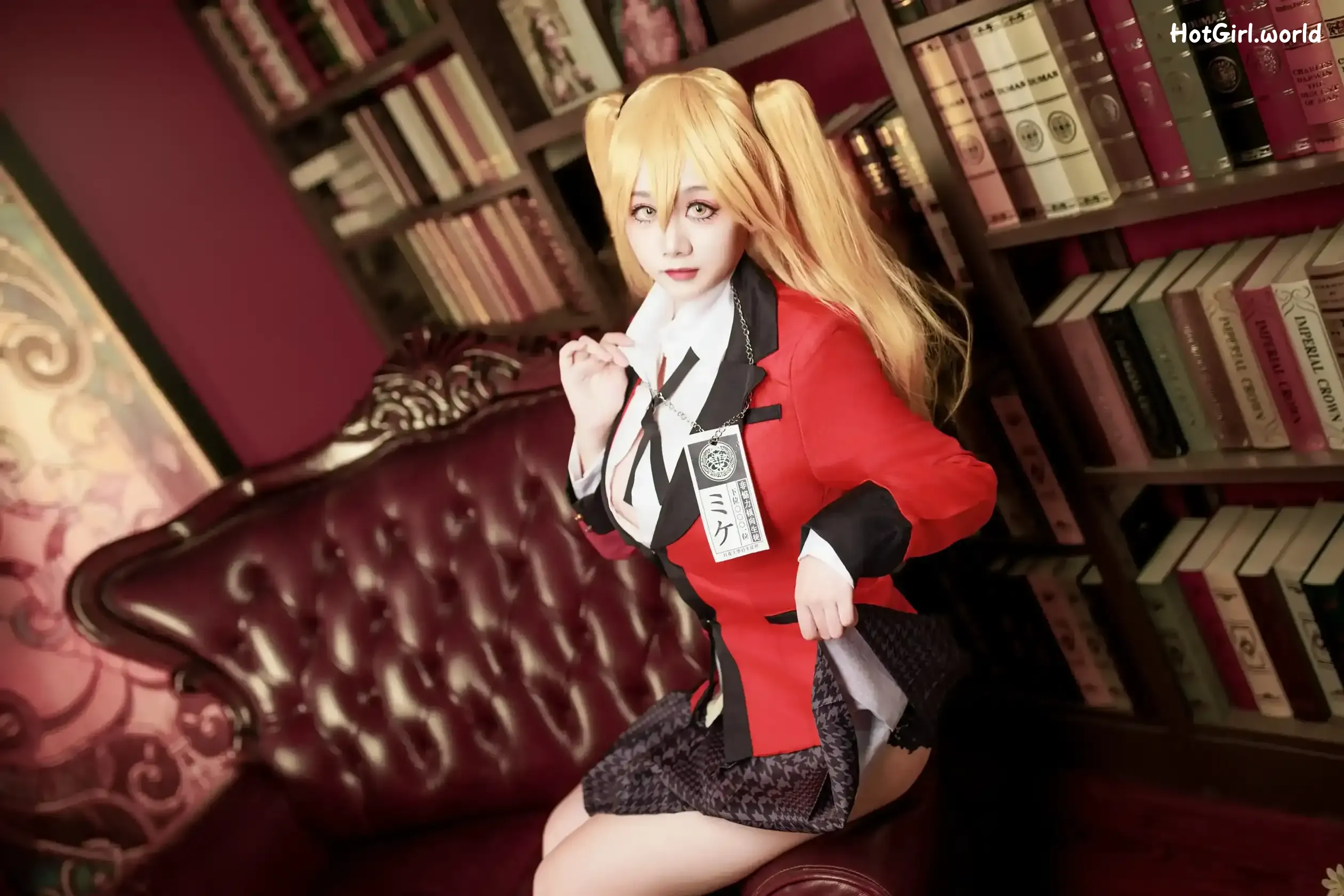 Coser-阿雪雪-狂赌之渊-早乙女芽亚里-制服 第11张图