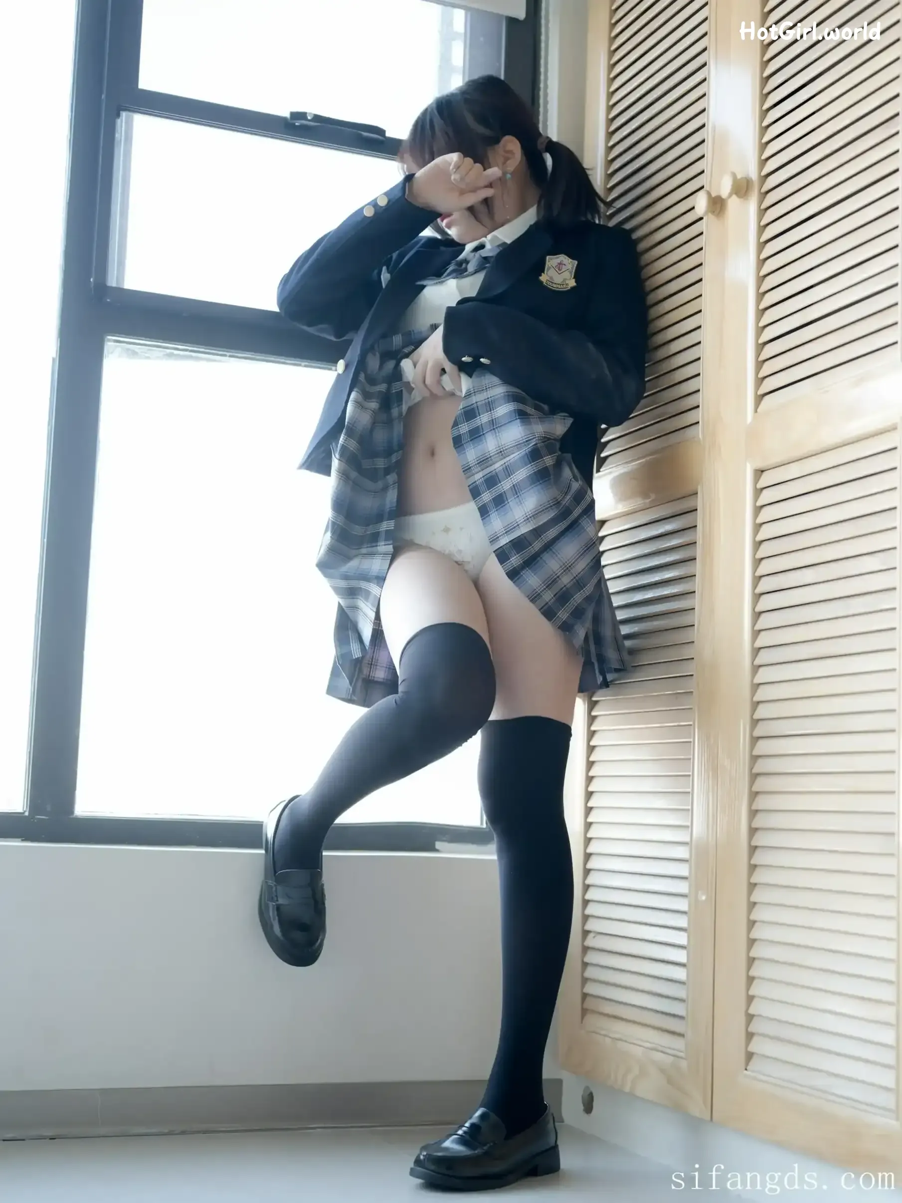 森萝财团写真-小安-R18-内部定制-JK制服浴缸 第10张图