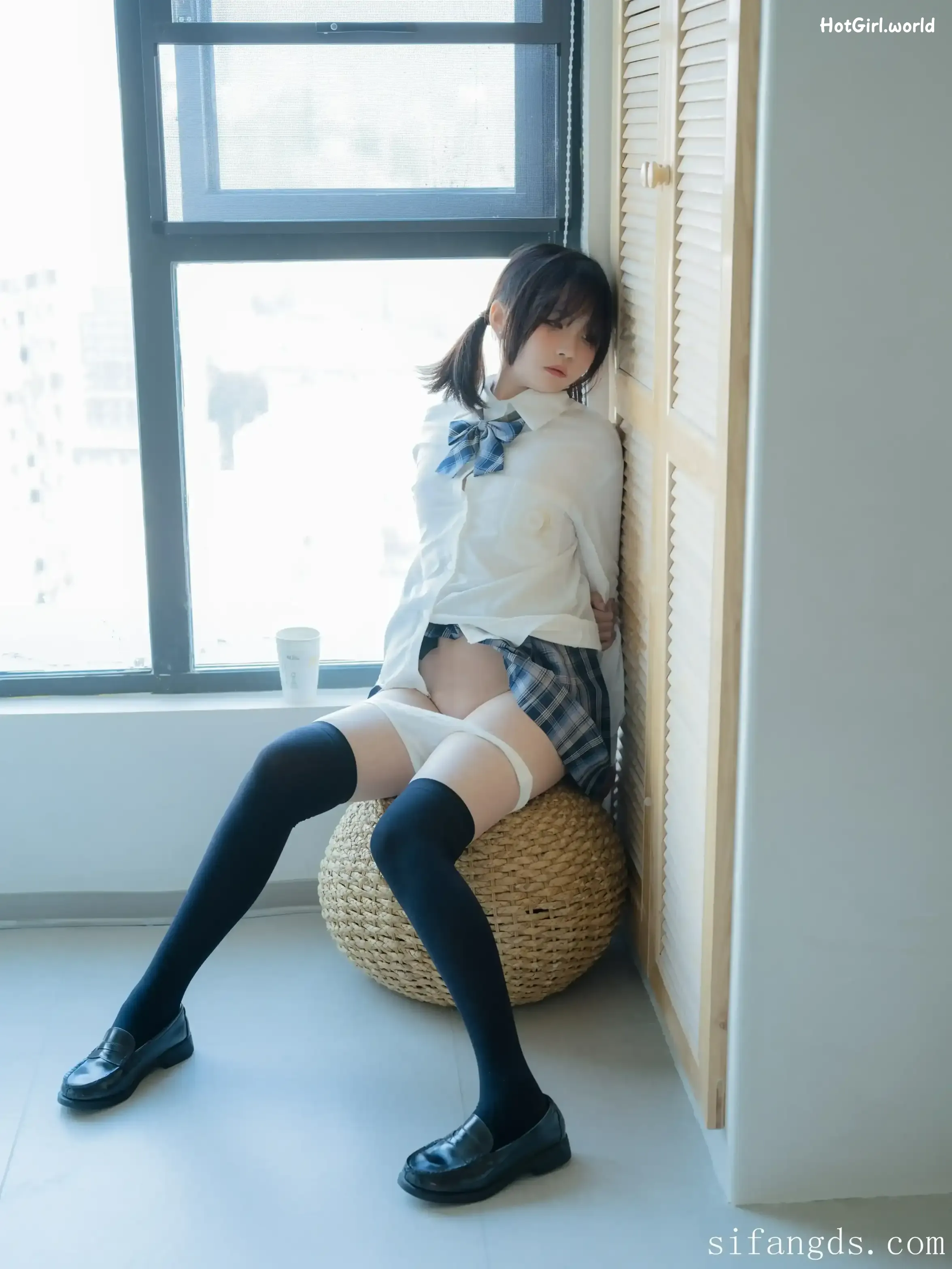 森萝财团写真-小安-R18-内部定制-JK制服浴缸 第43张图