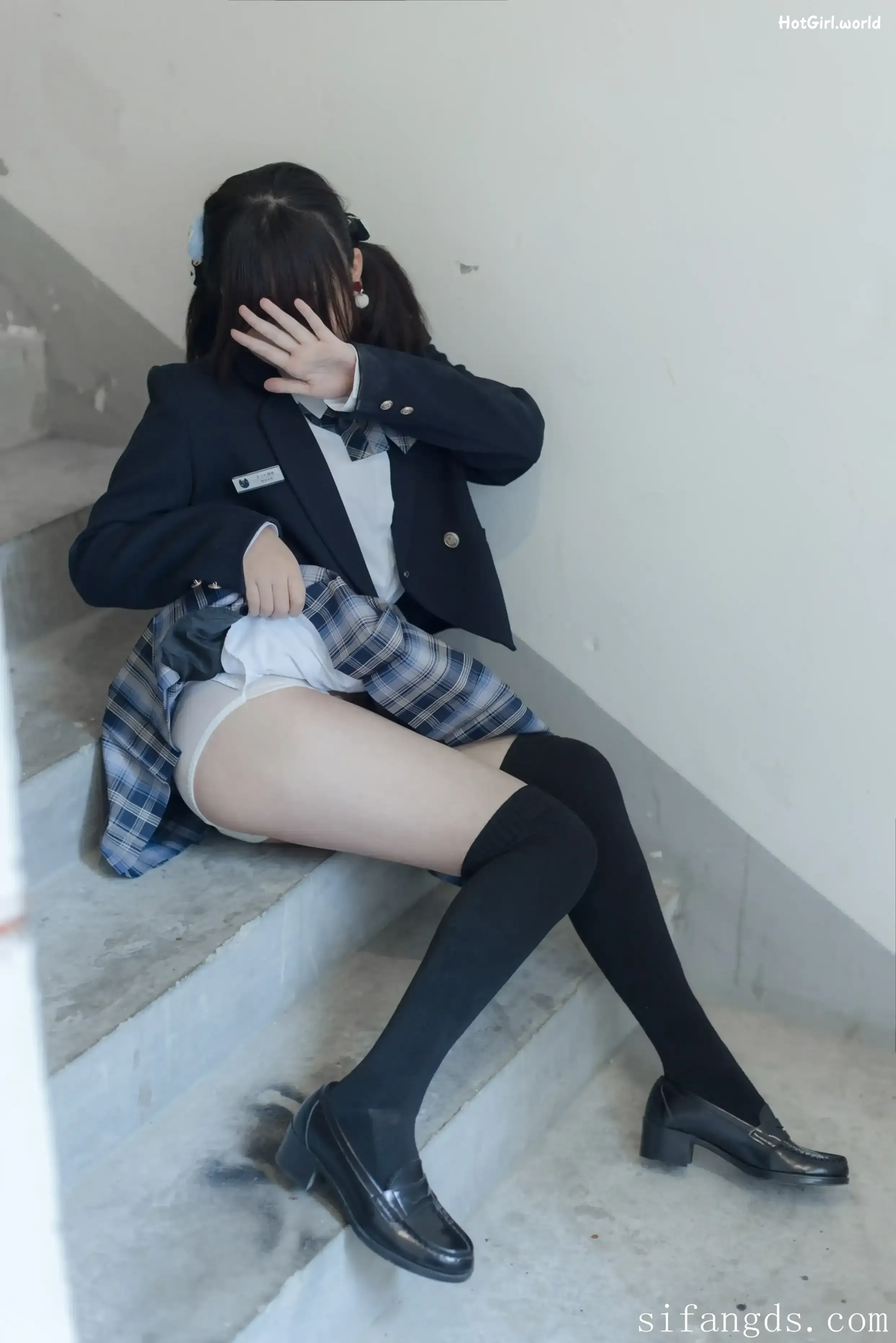 森萝财团写真-小安-R18-内部定制-JK制服浴缸 第95张图