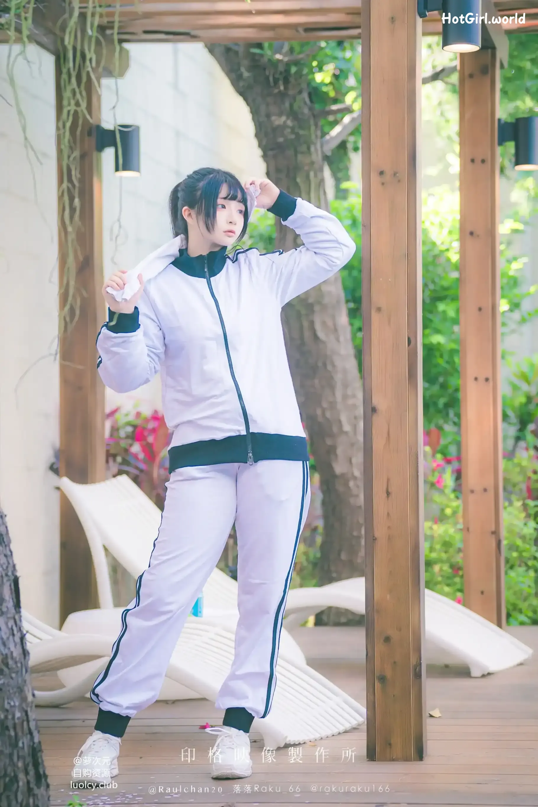 Coser-落落-Raku-锻炼日-Exercise Day 第1张图