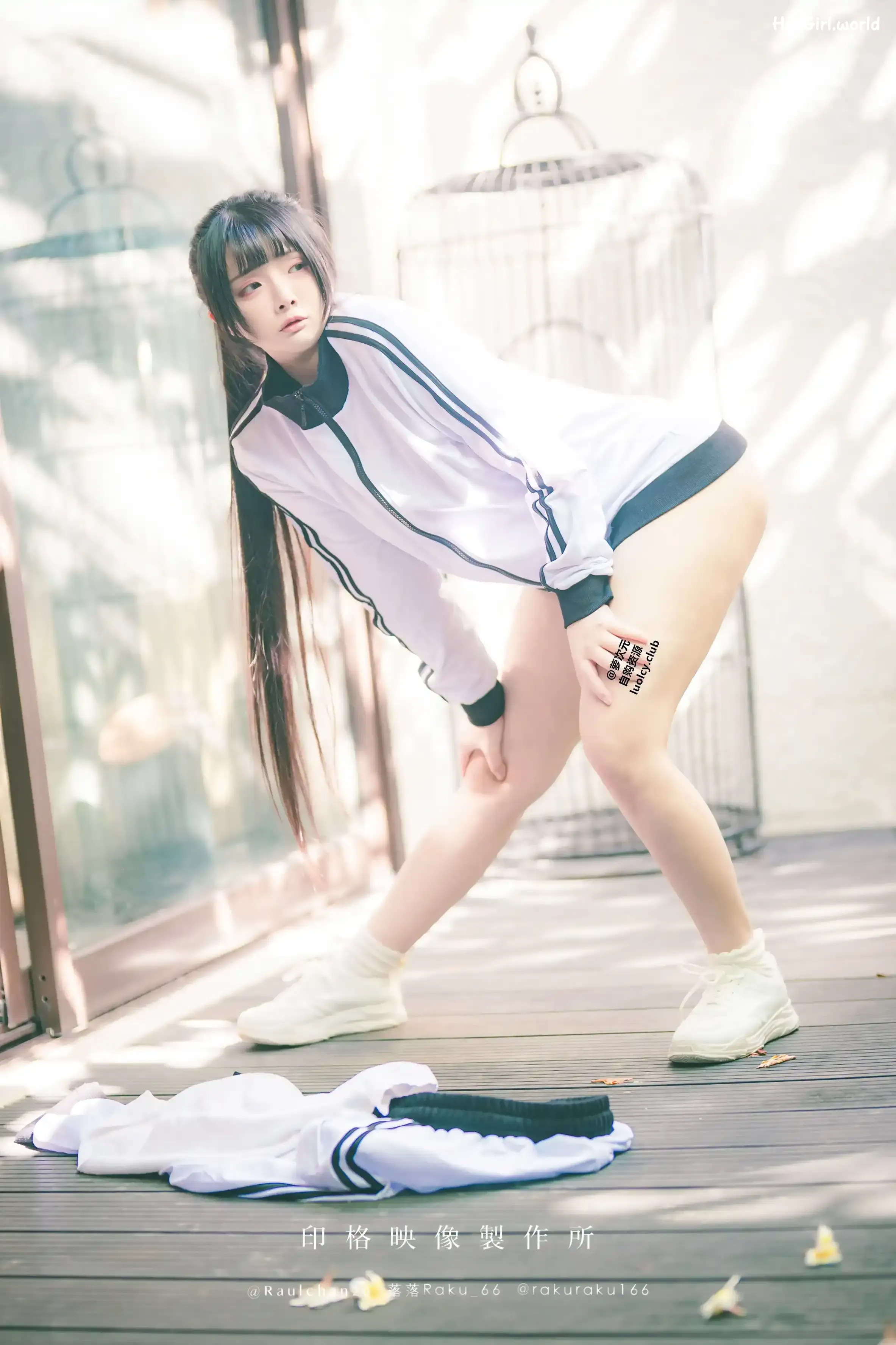 Coser-落落-Raku-锻炼日-Exercise Day 第26张图