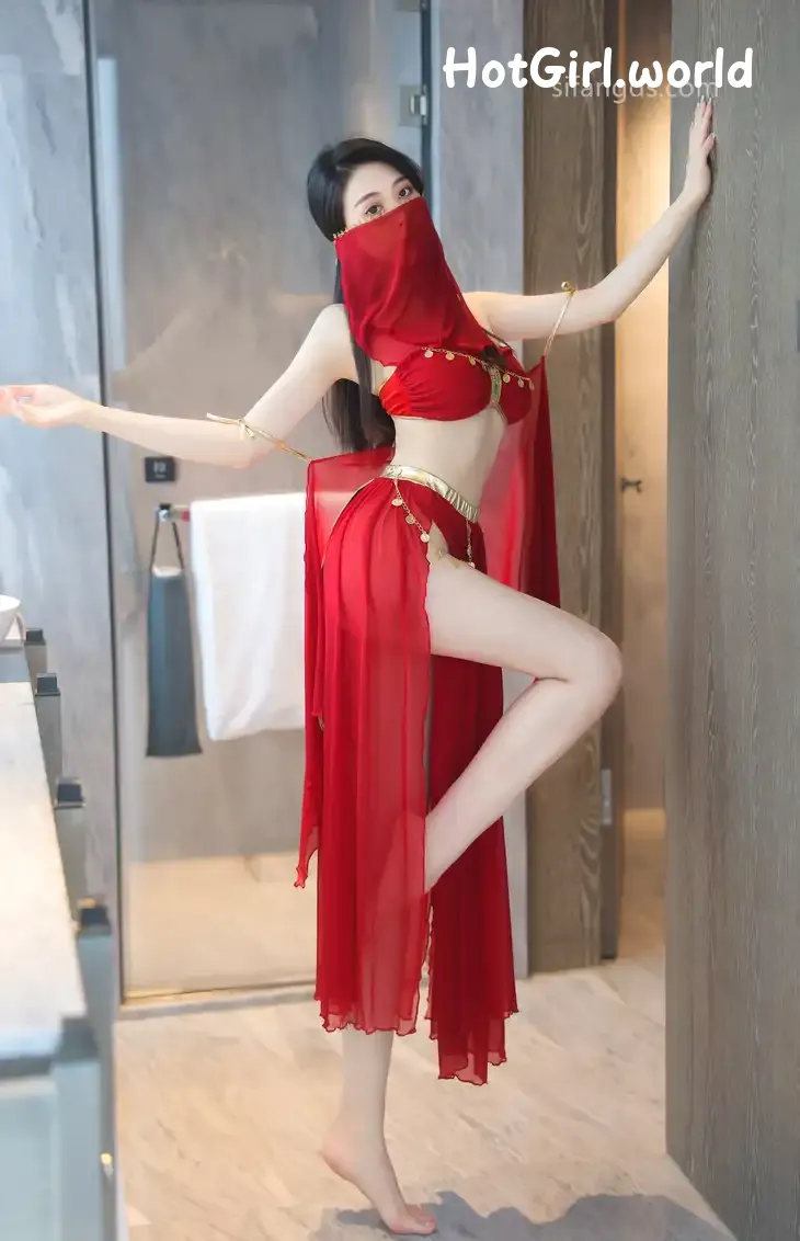 XR Uncensored-清妙-R18-秀人网模特-红色舞裙+S 第2张图