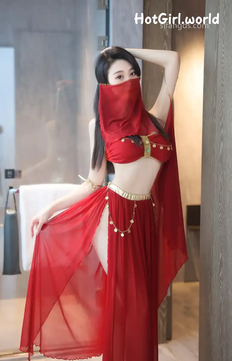 XR Uncensored-清妙-R18-秀人网模特-红色舞裙+S 第6张图