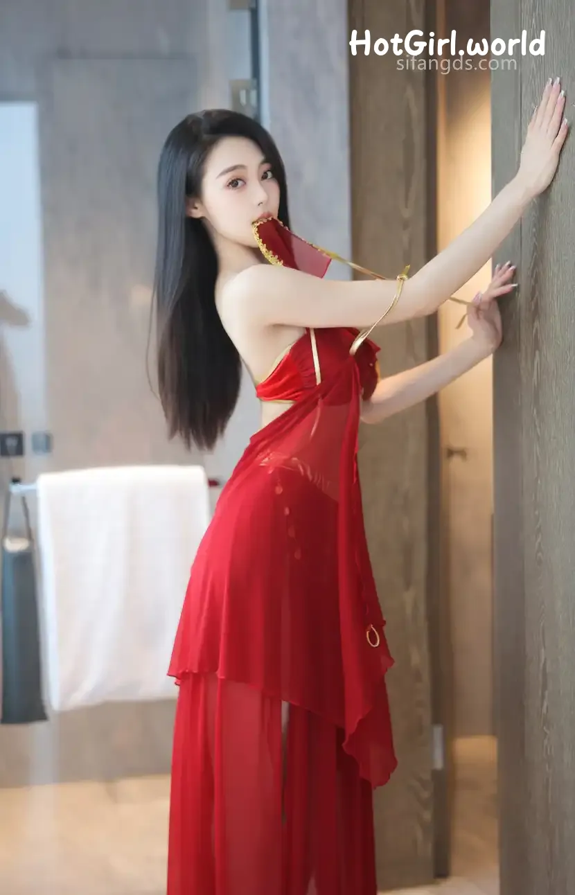 XR Uncensored-清妙-R18-秀人网模特-红色舞裙+S 第7张图