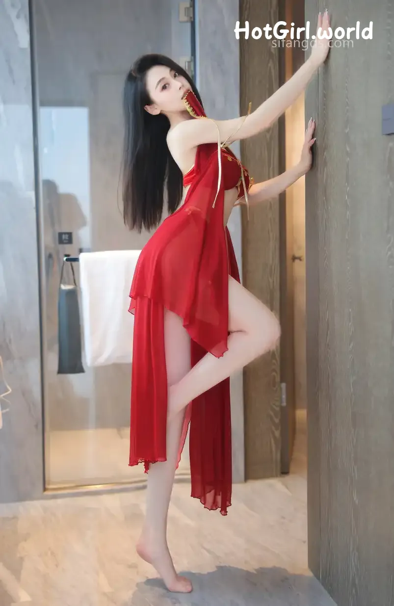 XR Uncensored-清妙-R18-秀人网模特-红色舞裙+S 第8张图
