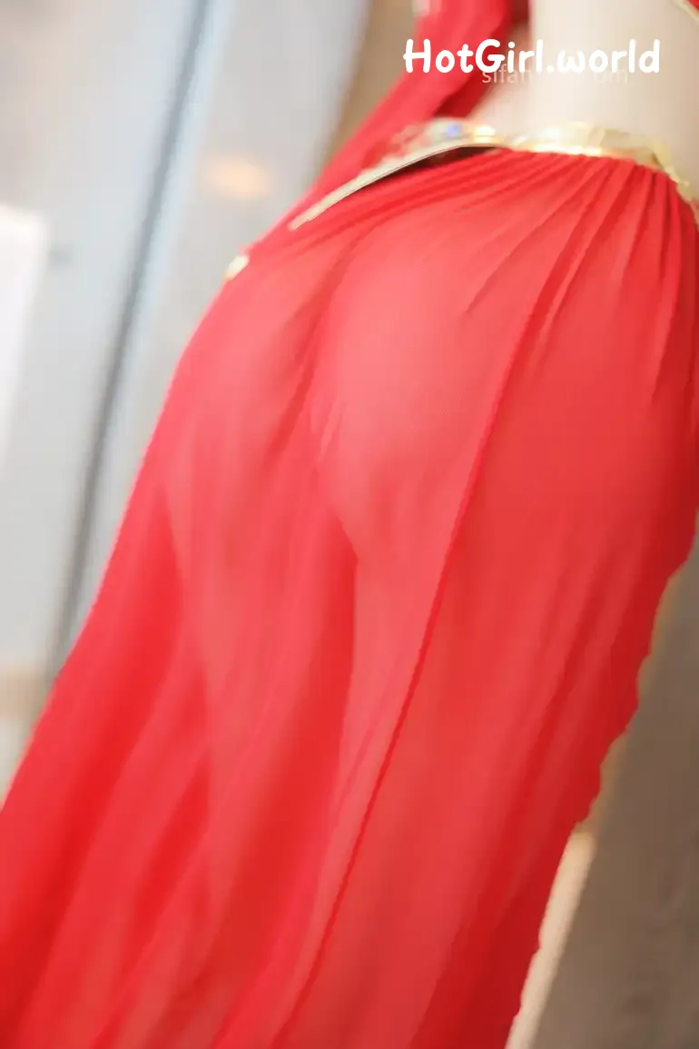 XR Uncensored-清妙-R18-秀人网模特-红色舞裙+S 第10张图
