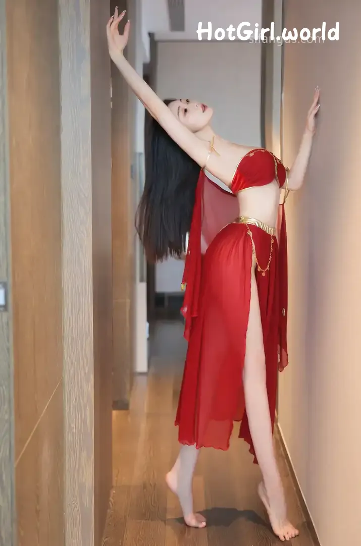 XR Uncensored-清妙-R18-秀人网模特-红色舞裙+S 第13张图