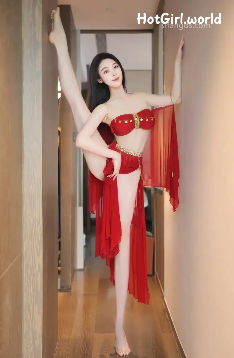 XR Uncensored-清妙-R18-秀人网模特-红色舞裙+S 第15张图