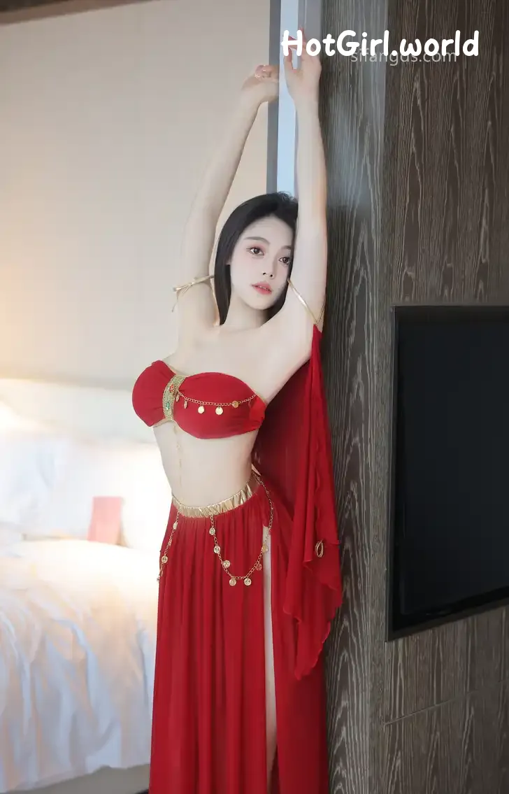 XR Uncensored-清妙-R18-秀人网模特-红色舞裙+S 第41张图