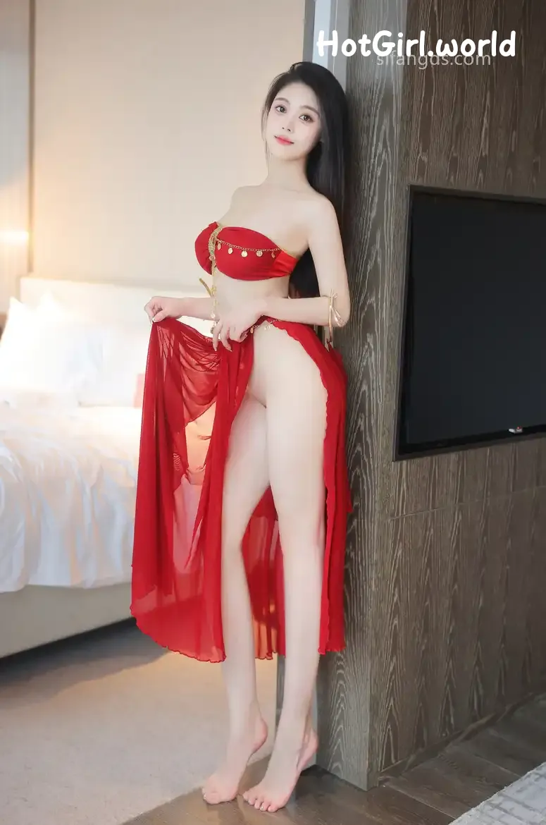 XR Uncensored-清妙-R18-秀人网模特-红色舞裙+S 第42张图