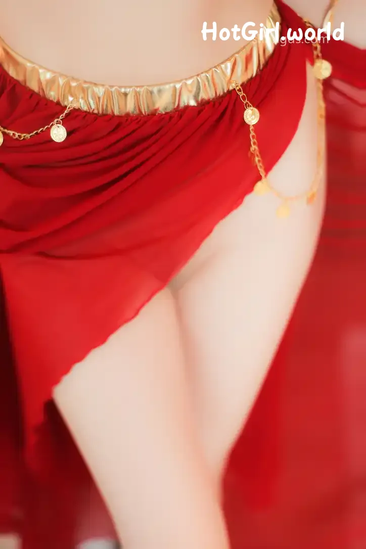 XR Uncensored-清妙-R18-秀人网模特-红色舞裙+S 第45张图