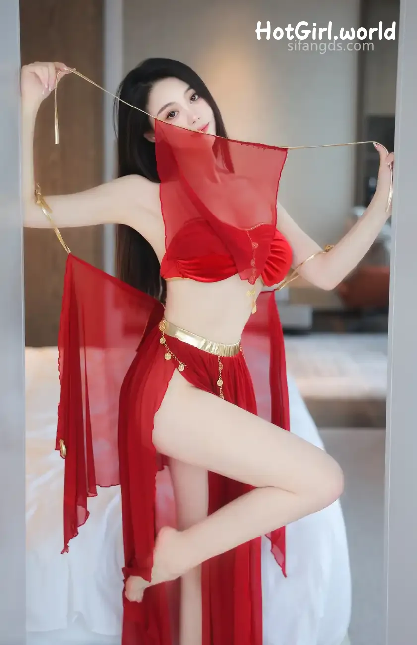 XR Uncensored-清妙-R18-秀人网模特-红色舞裙+S 第51张图