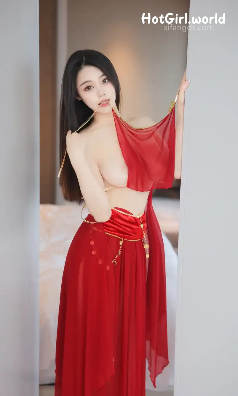 XR Uncensored-清妙-R18-秀人网模特-红色舞裙+S 第53张图