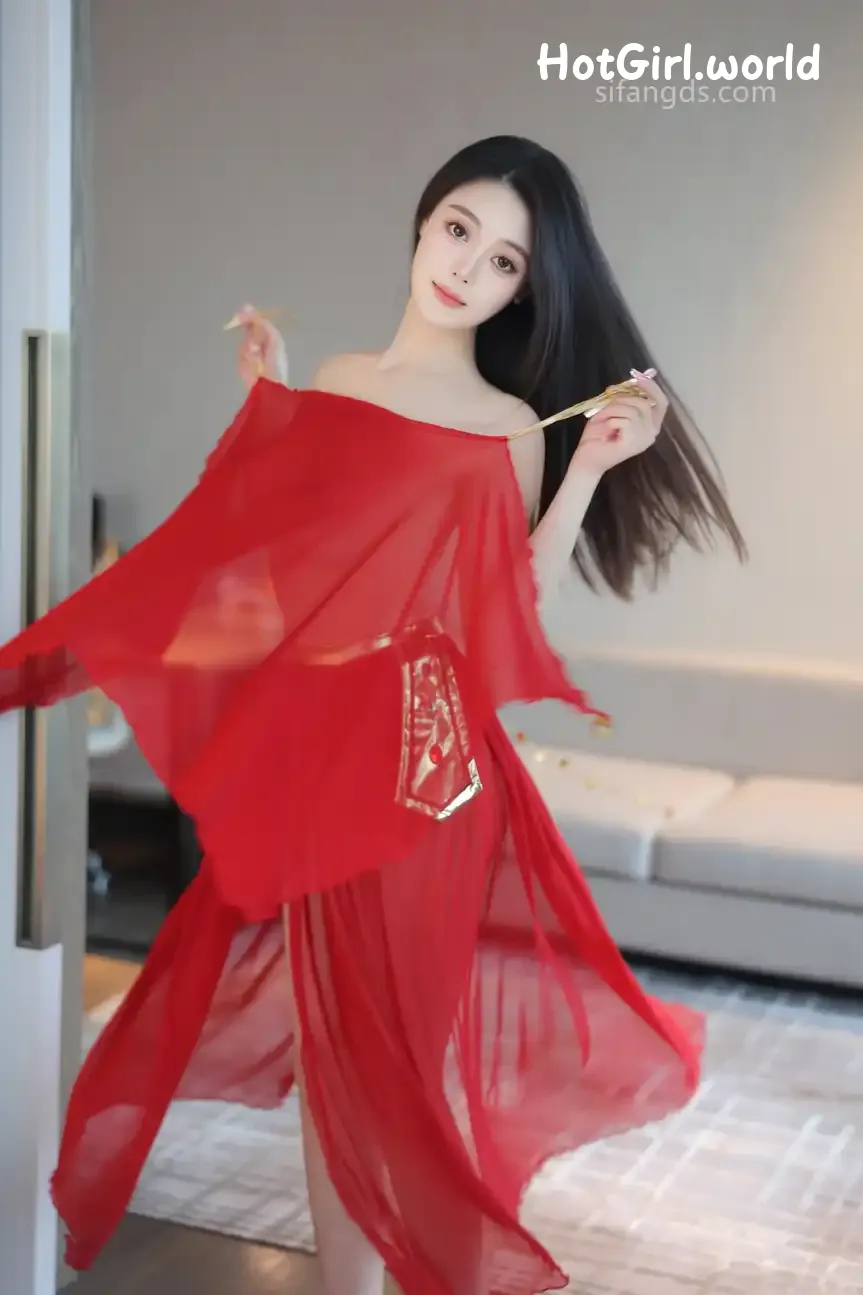 XR Uncensored-清妙-R18-秀人网模特-红色舞裙+S 第73张图