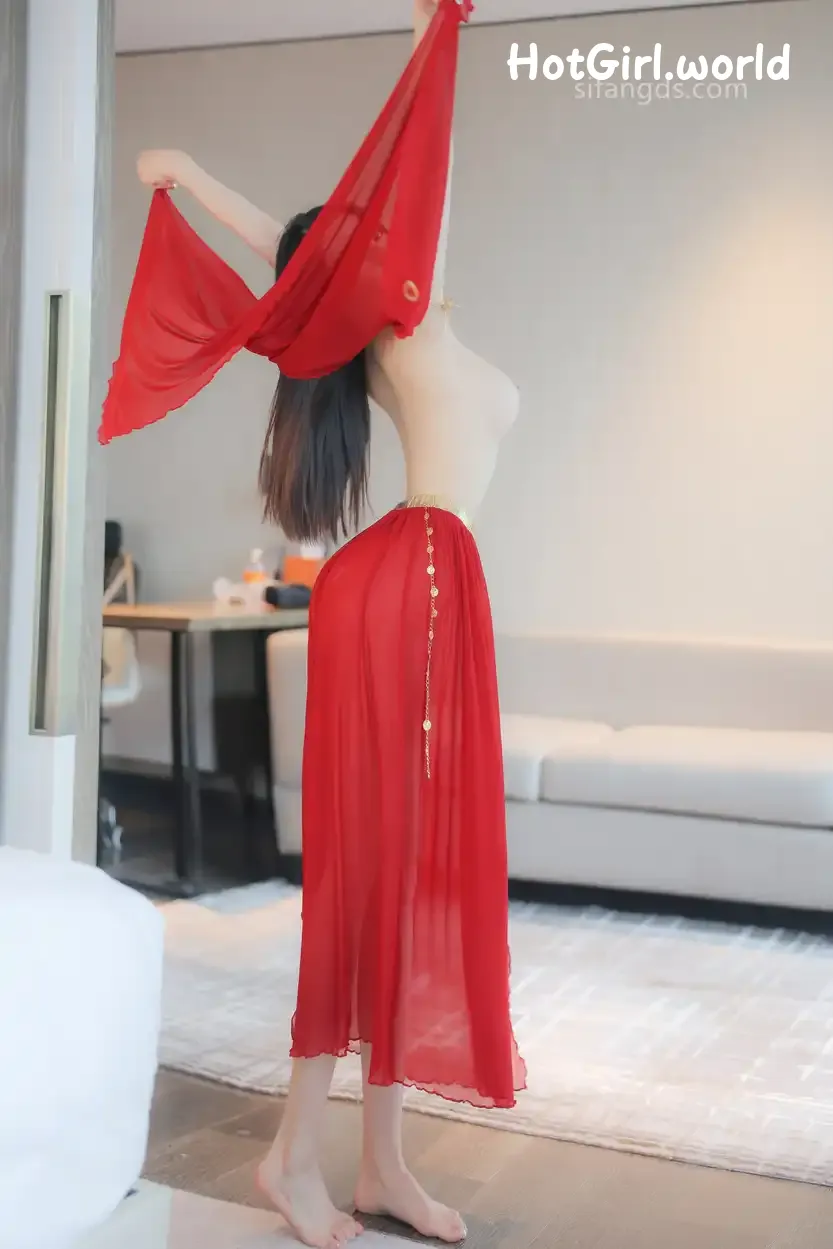 XR Uncensored-清妙-R18-秀人网模特-红色舞裙+S 第77张图