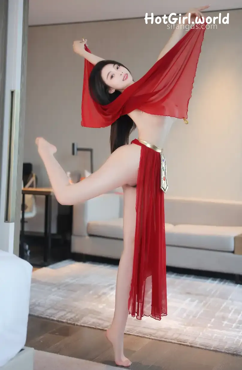 XR Uncensored-清妙-R18-秀人网模特-红色舞裙+S 第78张图