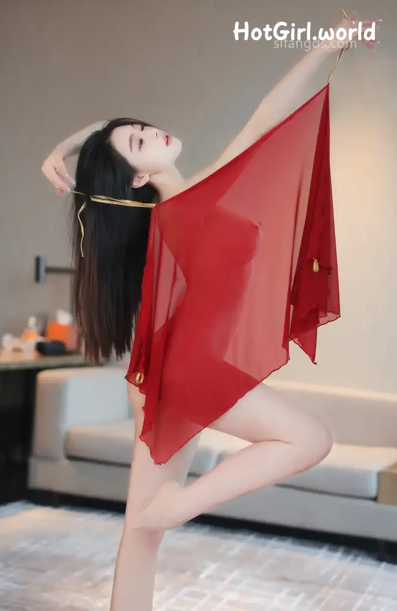 XR Uncensored-清妙-R18-秀人网模特-红色舞裙+S 第79张图