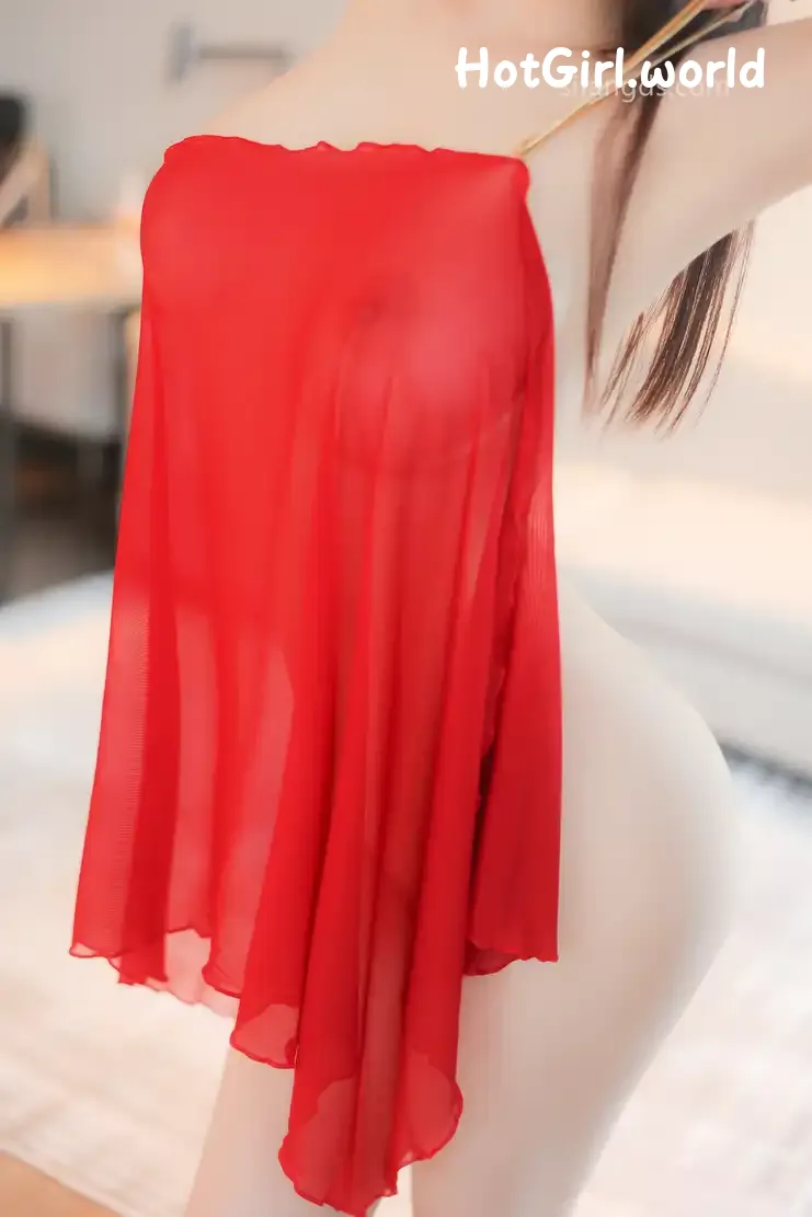 XR Uncensored-清妙-R18-秀人网模特-红色舞裙+S 第83张图