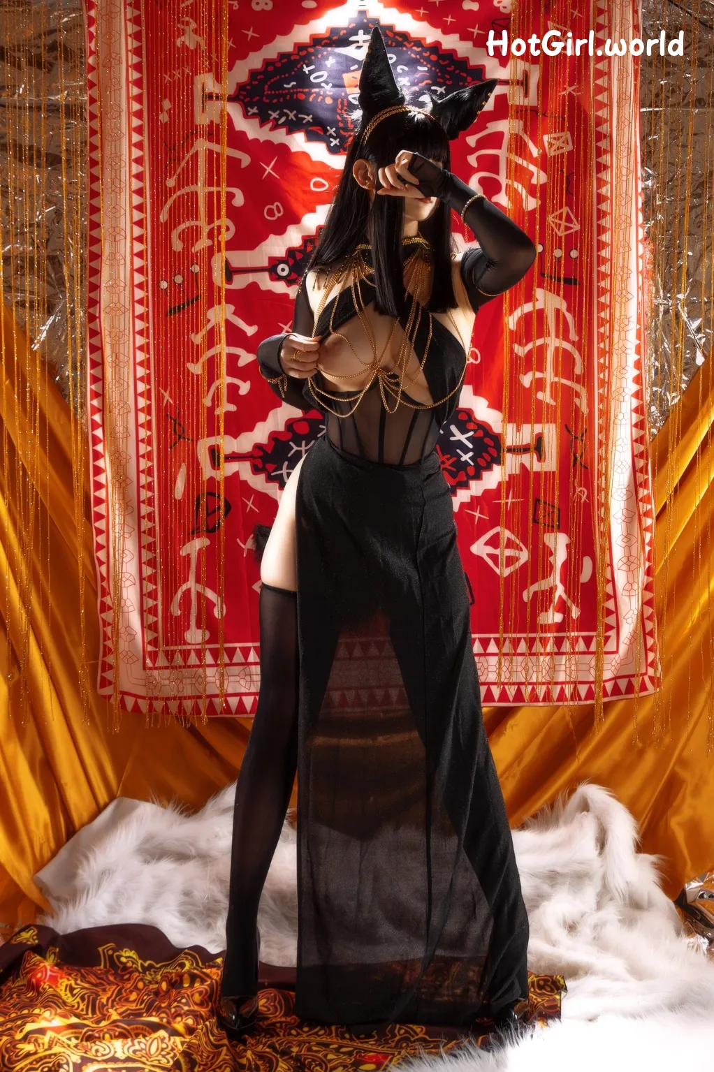 Coser-Hokunaimeko-北乃芽子-Anubis-Cat 第5张图