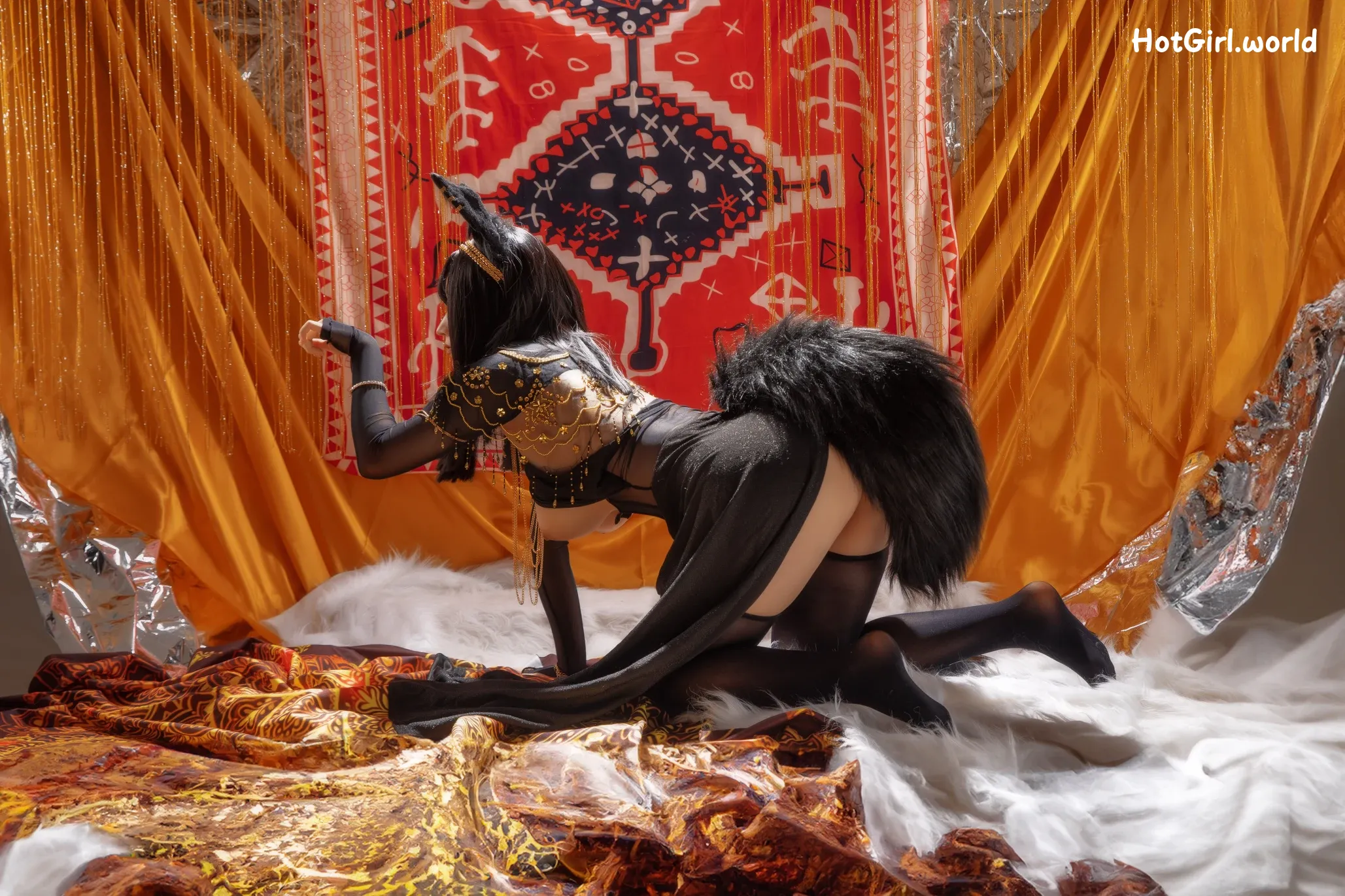 Coser-Hokunaimeko-北乃芽子-Anubis-Cat 第47张图