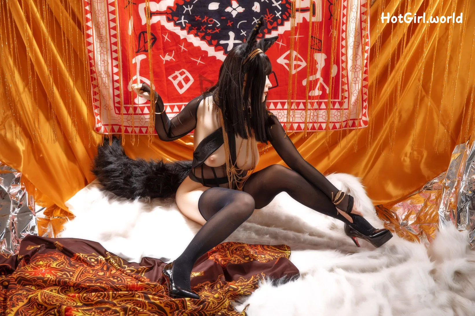 Coser-Hokunaimeko-北乃芽子-Anubis-Cat 第54张图
