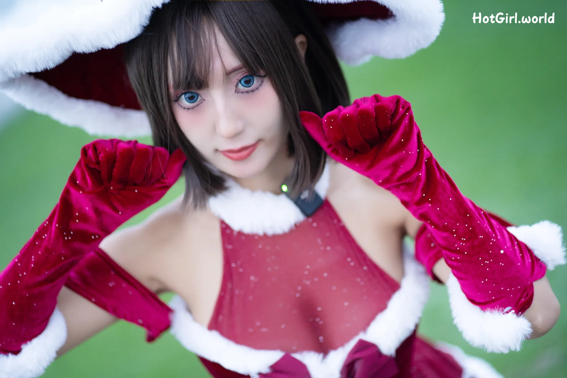 Coser-职业奶妈三水子-圣诞小裙子 第13张图
