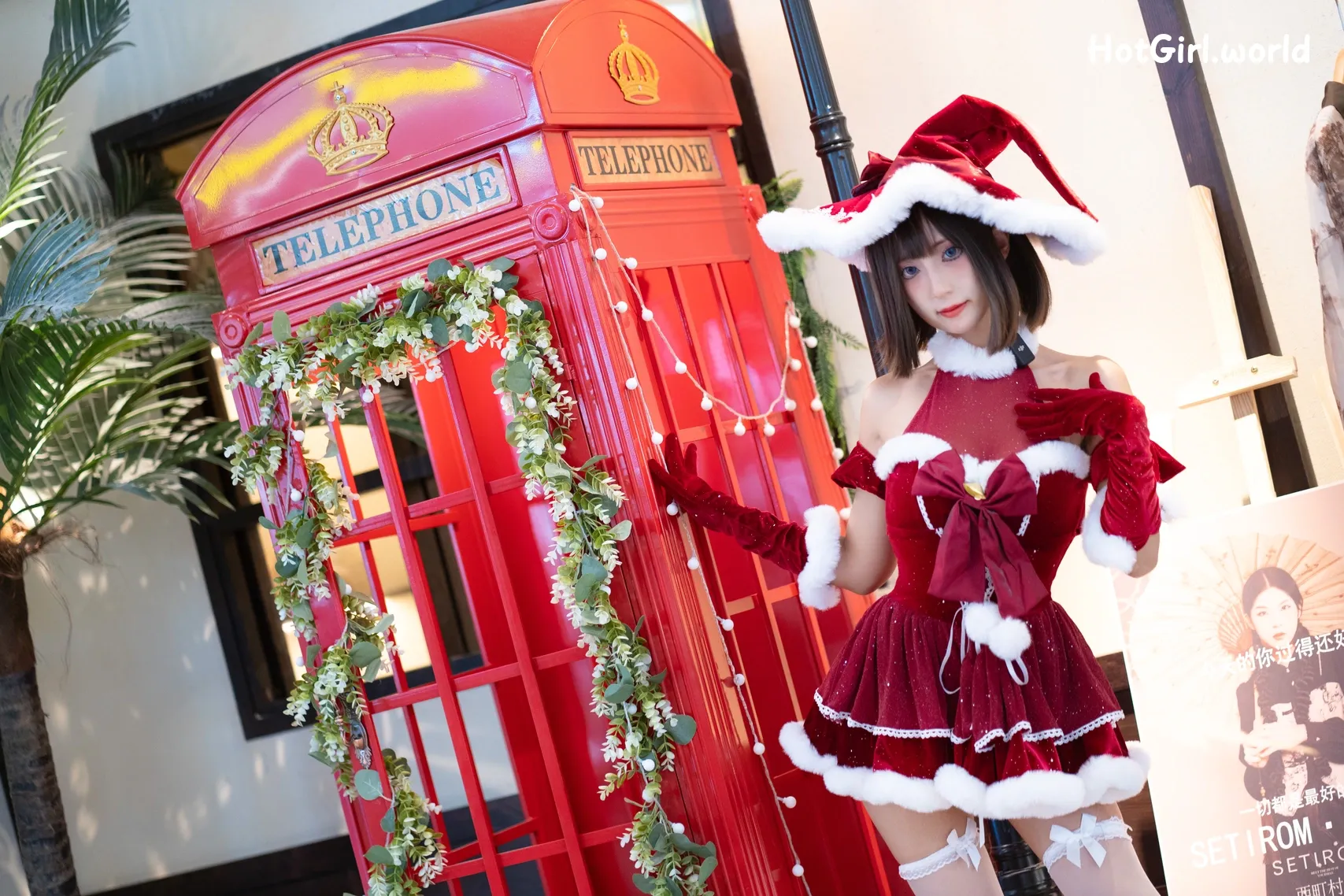 Coser-职业奶妈三水子-圣诞小裙子 第28张图